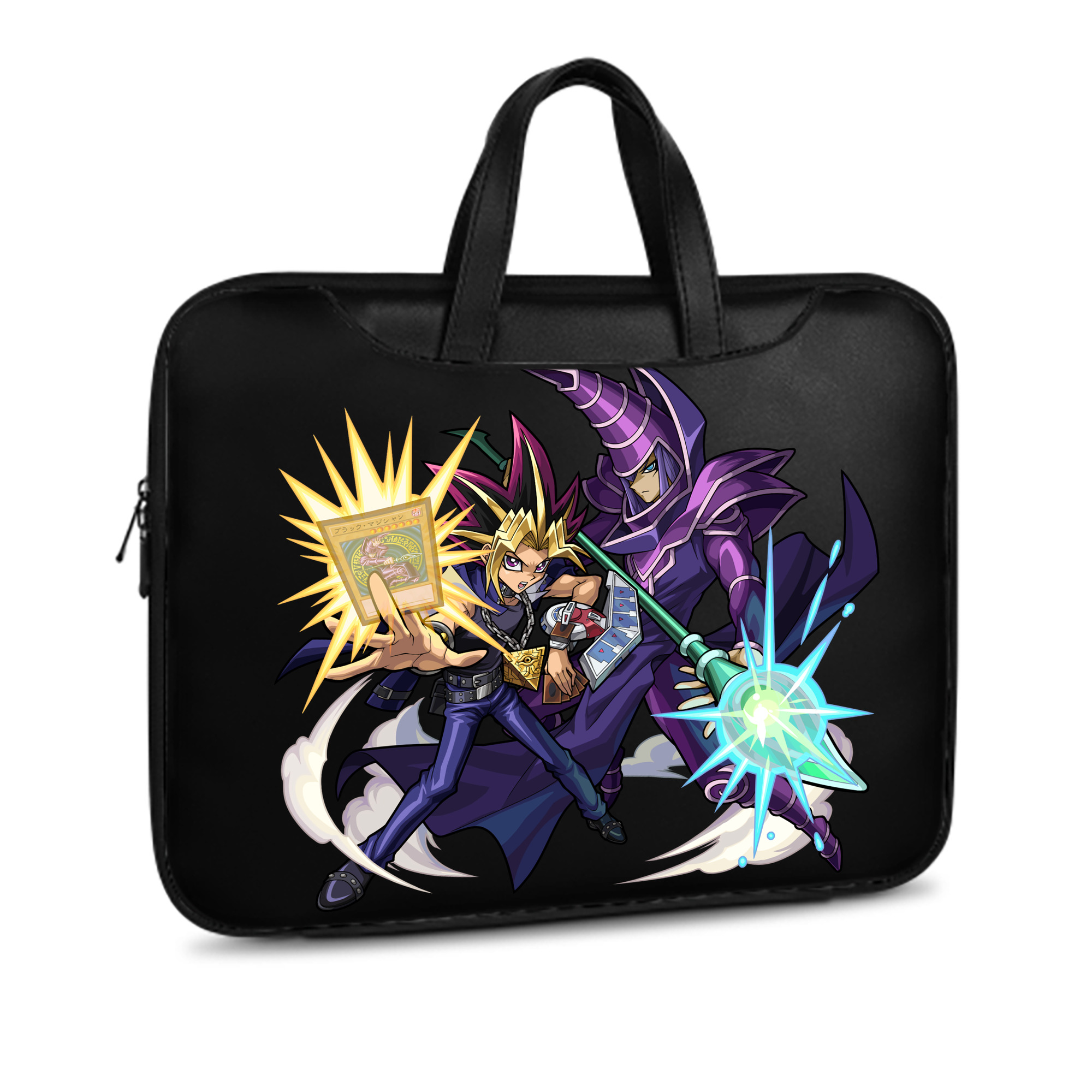 （画像用） 遊☆戯☆王 Yu-Gi-Oh! レザーラップトップバッグ　ノートパソコンケース