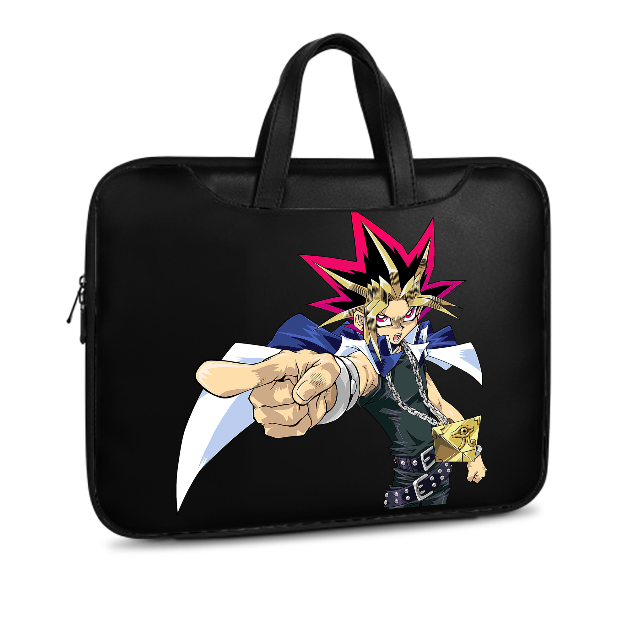 （画像用） 遊☆戯☆王 Yu-Gi-Oh! レザーラップトップバッグ　ノートパソコンケース