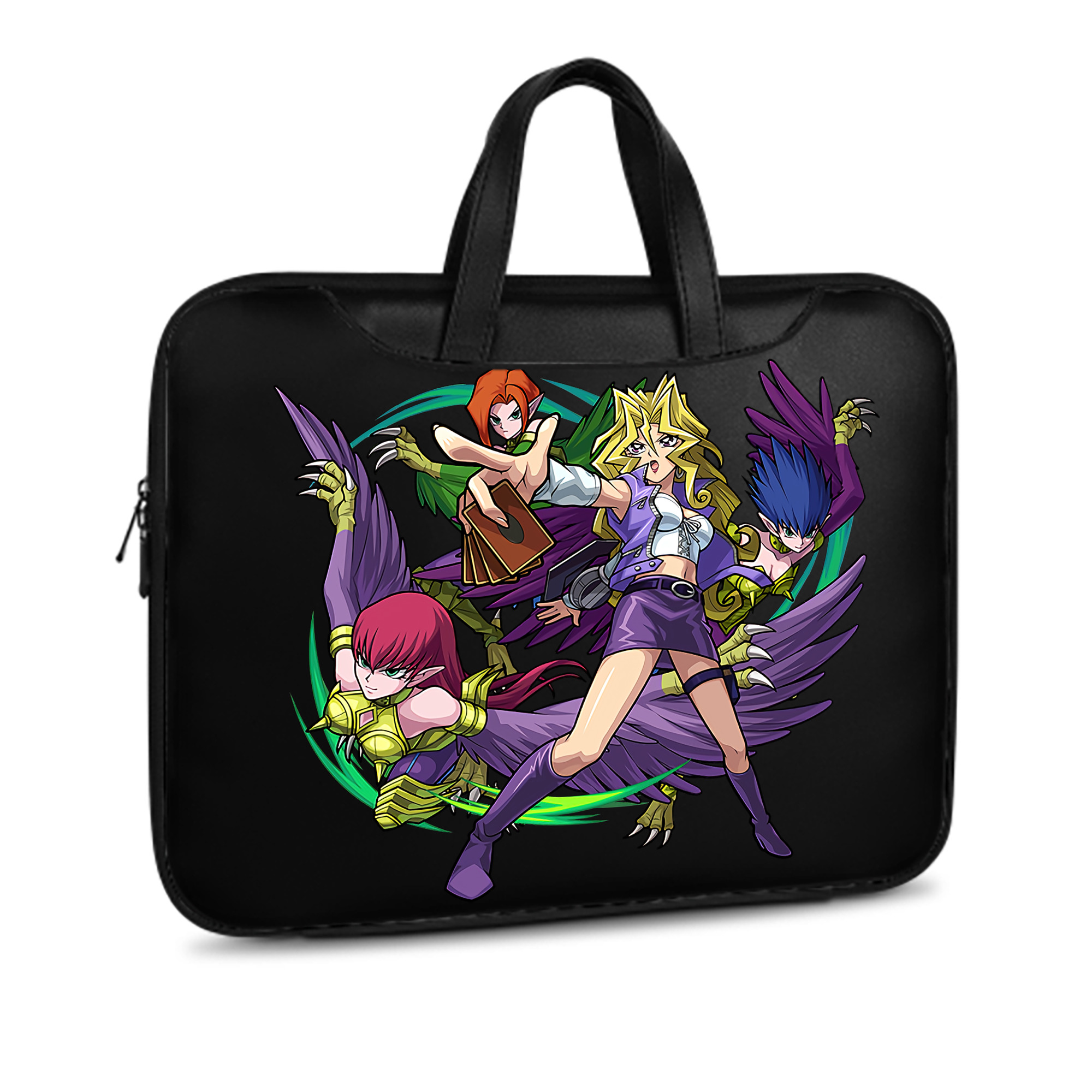 （画像用） 遊☆戯☆王 Yu-Gi-Oh! レザーラップトップバッグ　ノートパソコンケース