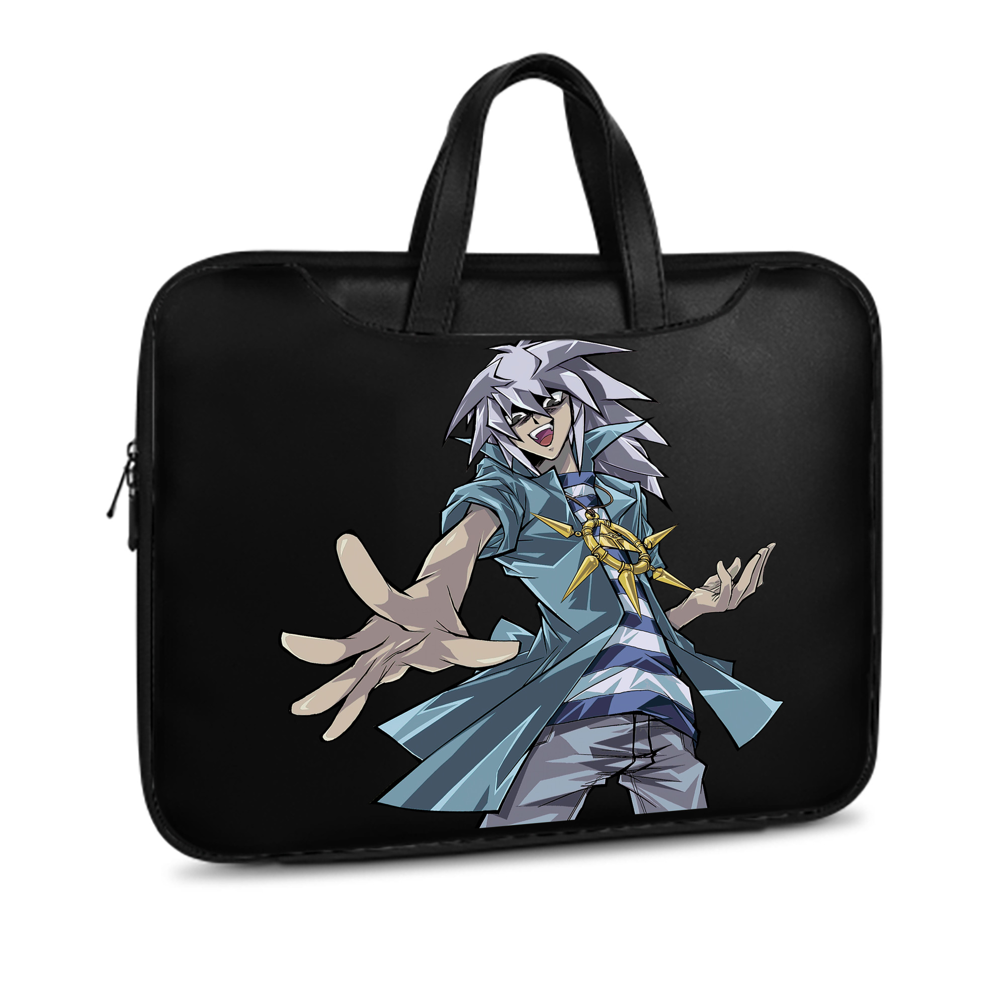 （画像用） 遊☆戯☆王 Yu-Gi-Oh! レザーラップトップバッグ　ノートパソコンケース