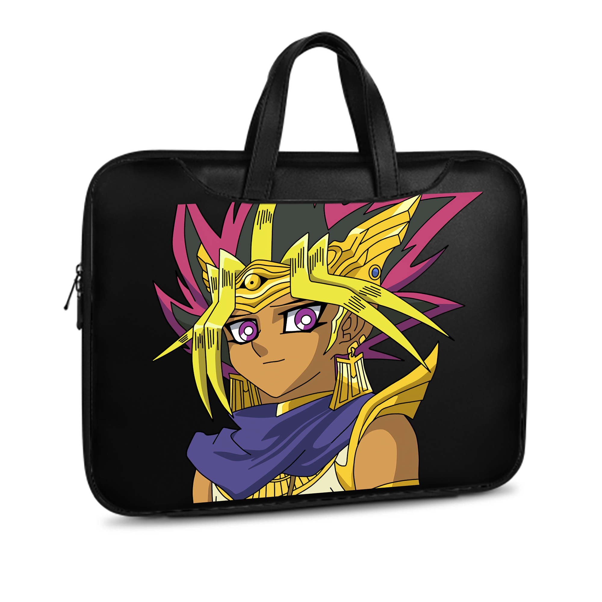 （画像用） 遊☆戯☆王 Yu-Gi-Oh! レザーラップトップバッグ　ノートパソコンケース