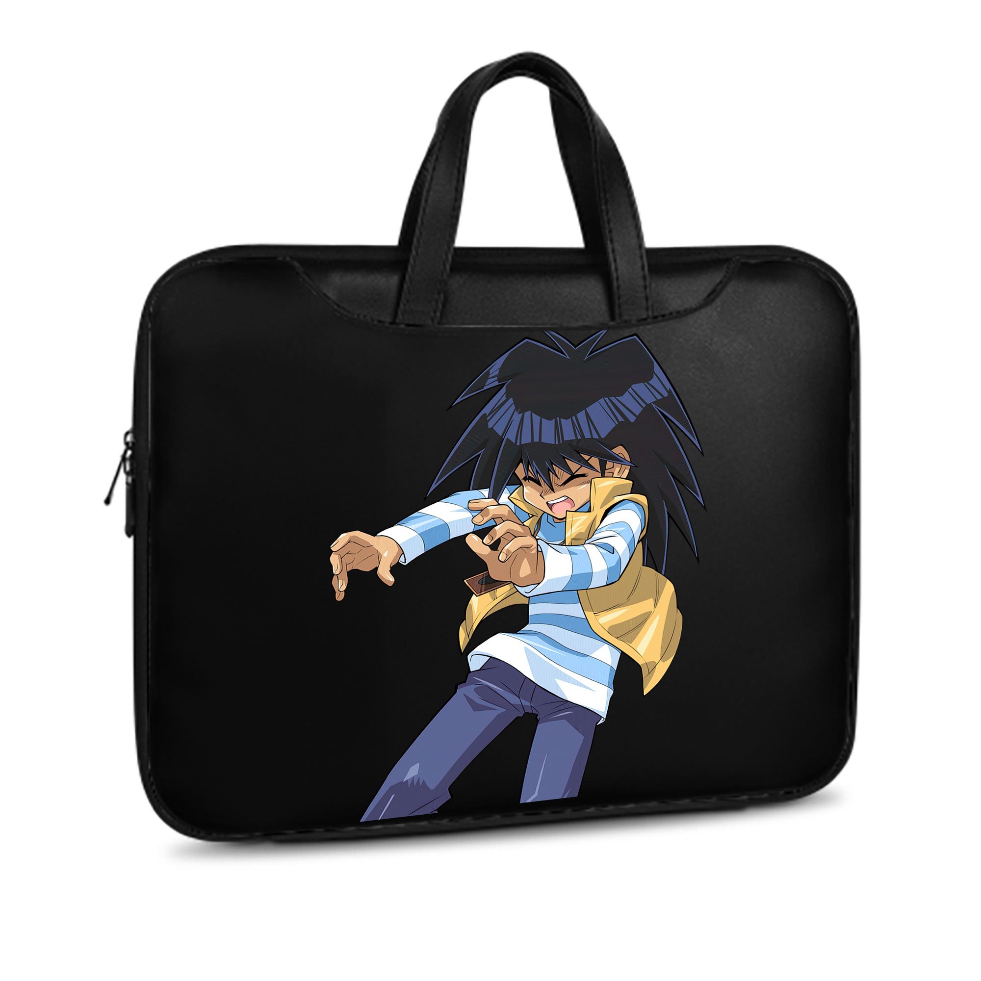 （画像用） 遊☆戯☆王 Yu-Gi-Oh! レザーラップトップバッグ　ノートパソコンケース