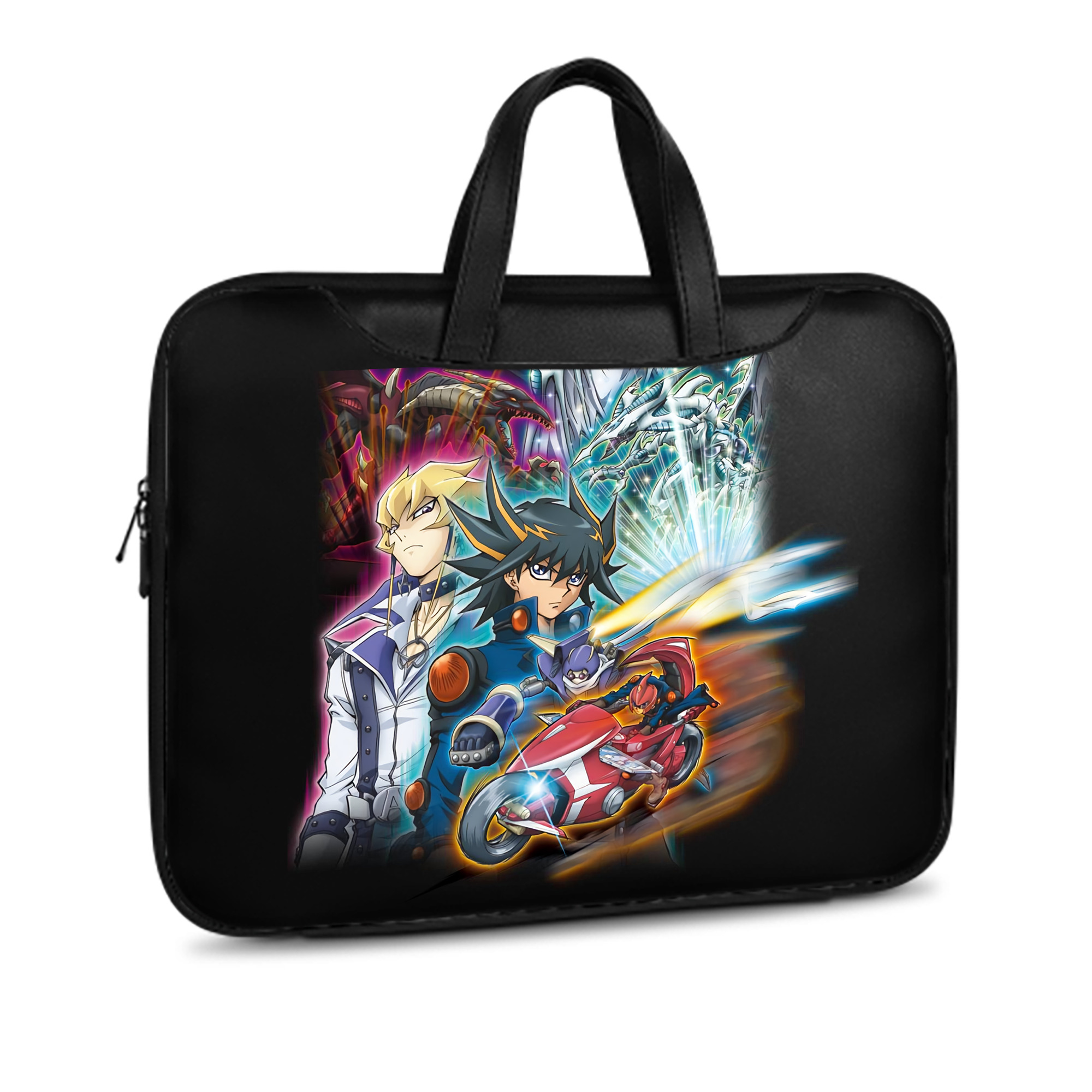 （画像用） 遊☆戯☆王 Yu-Gi-Oh! レザーラップトップバッグ　ノートパソコンケース