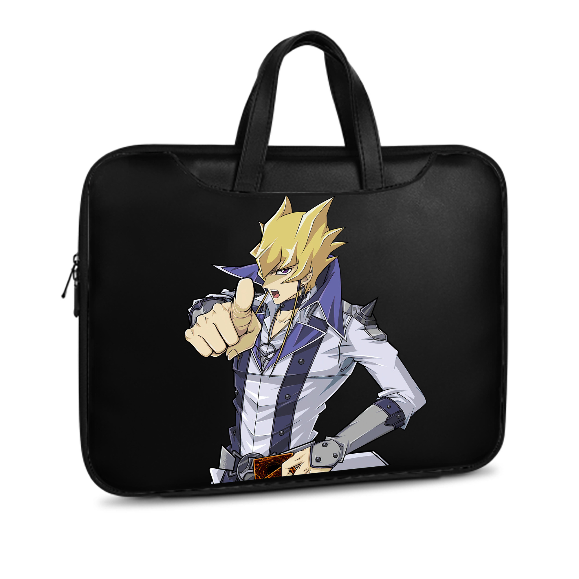 （画像用） 遊☆戯☆王 Yu-Gi-Oh! レザーラップトップバッグ　ノートパソコンケース