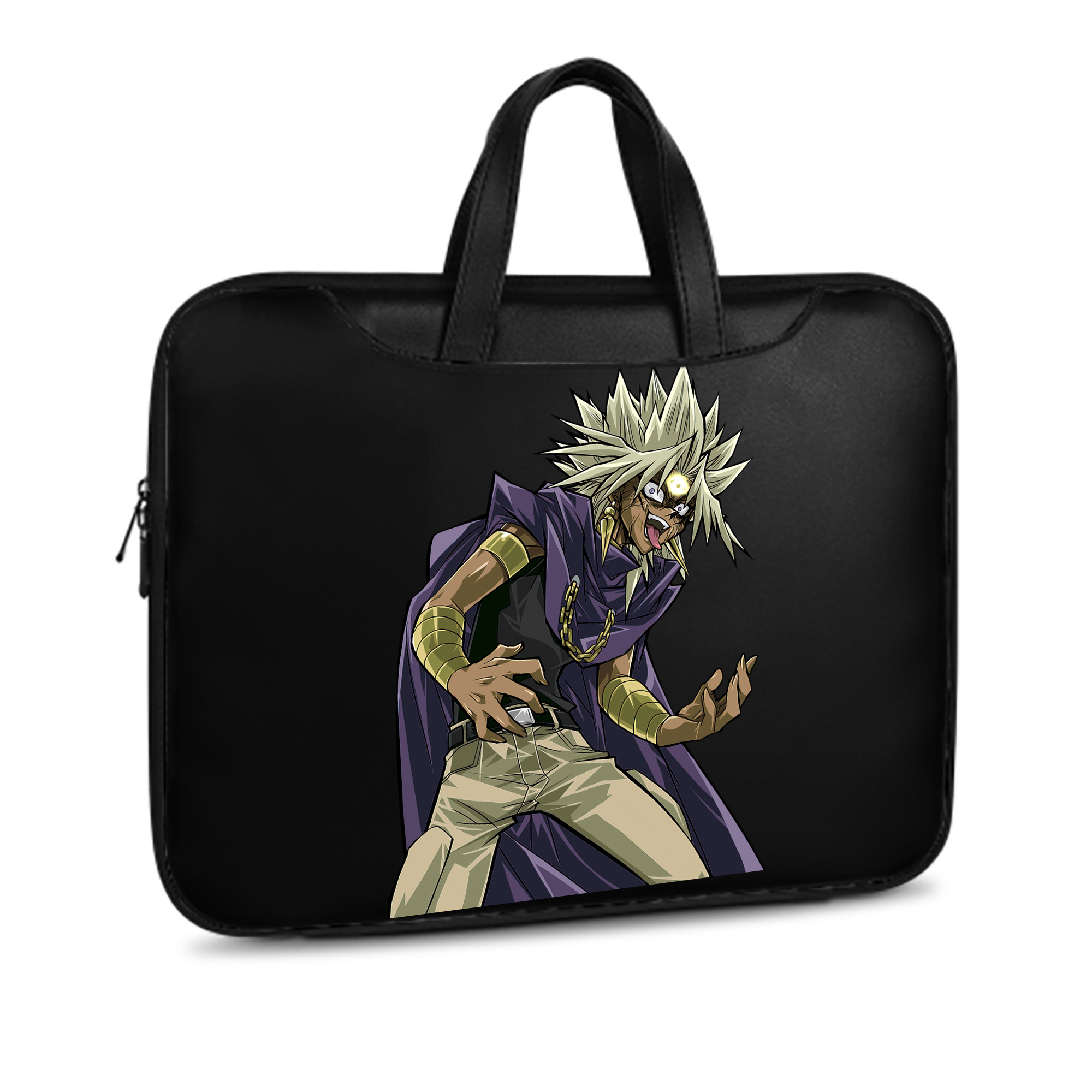 （画像用） 遊☆戯☆王 Yu-Gi-Oh! レザーラップトップバッグ　ノートパソコンケース