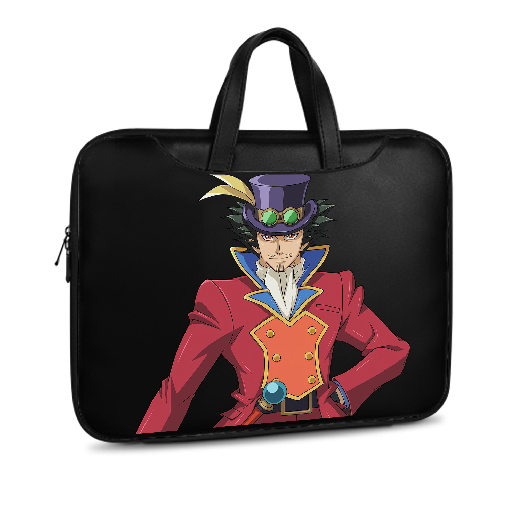 （画像用） 遊☆戯☆王 Yu-Gi-Oh! レザーラップトップバッグ　ノートパソコンケース
