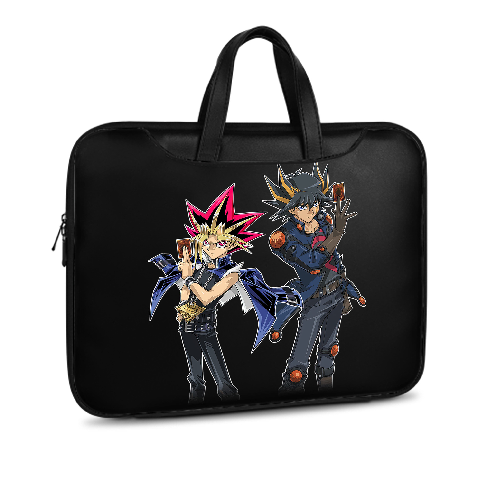 （画像用） 遊☆戯☆王 Yu-Gi-Oh! レザーラップトップバッグ　ノートパソコンケース