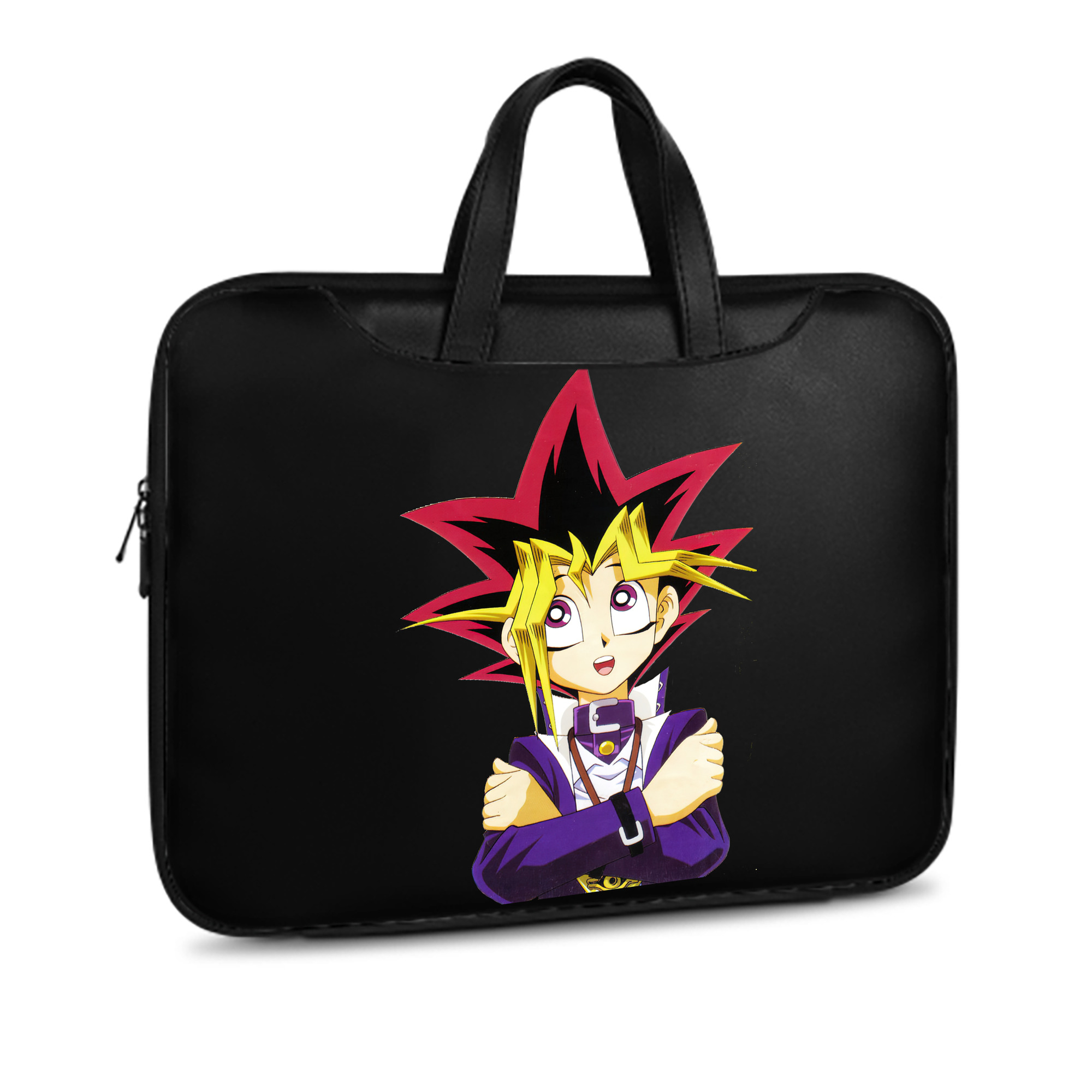 （画像用） 遊☆戯☆王 Yu-Gi-Oh! レザーラップトップバッグ　ノートパソコンケース