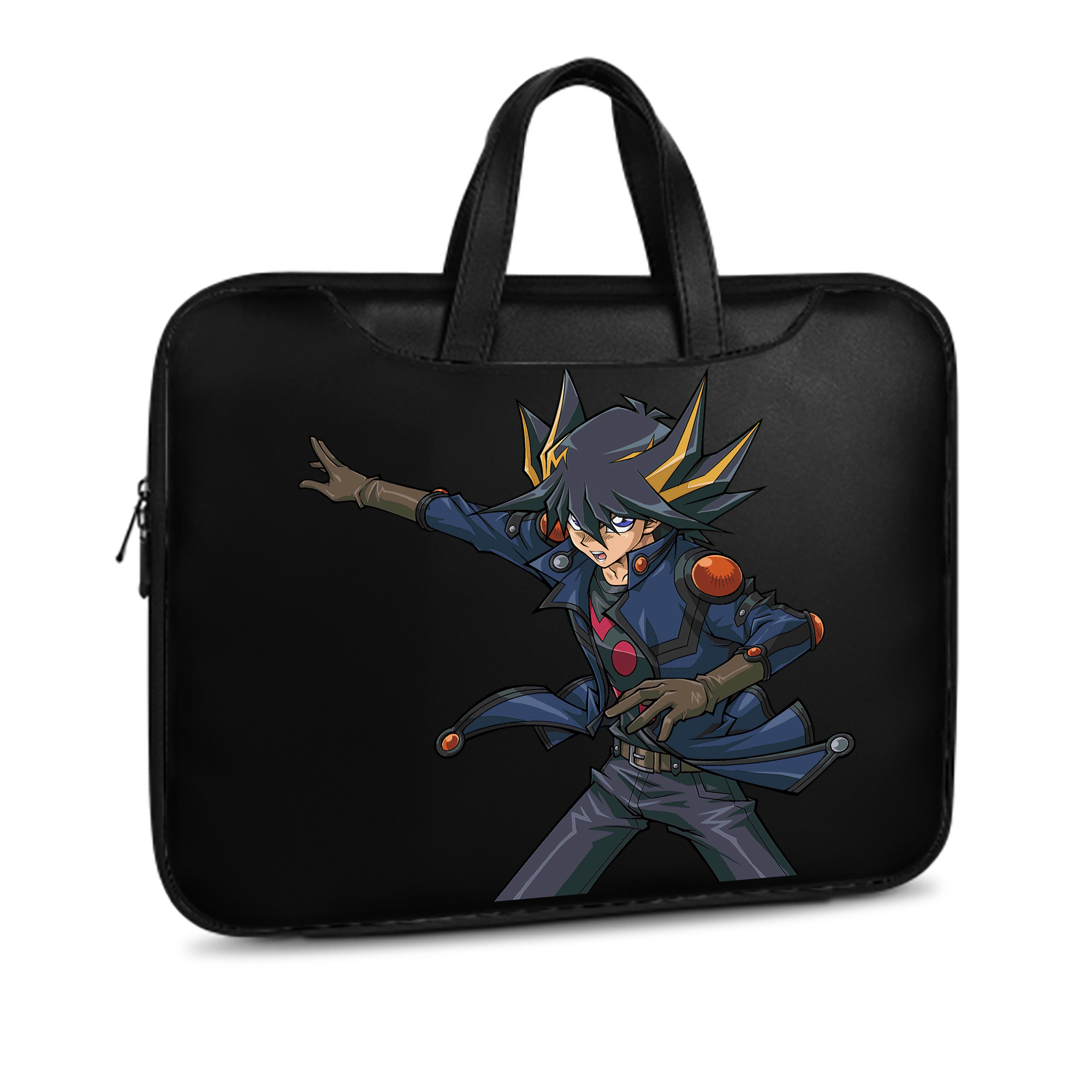 （画像用） 遊☆戯☆王 Yu-Gi-Oh! レザーラップトップバッグ　ノートパソコンケース