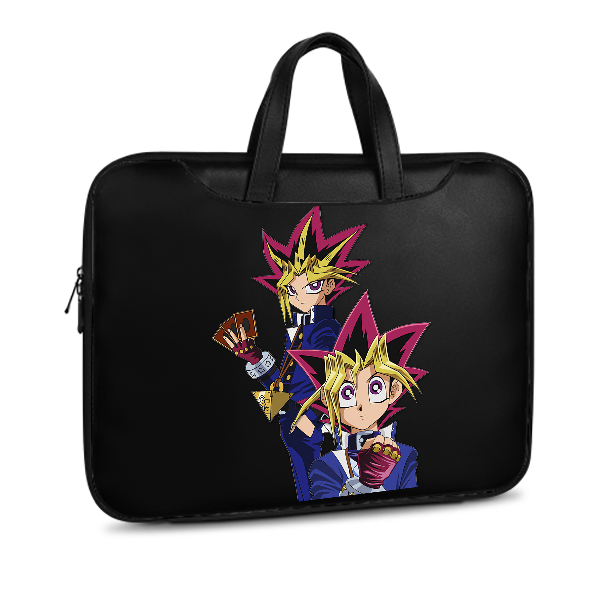 （画像用） 遊☆戯☆王 Yu-Gi-Oh! レザーラップトップバッグ　ノートパソコンケース