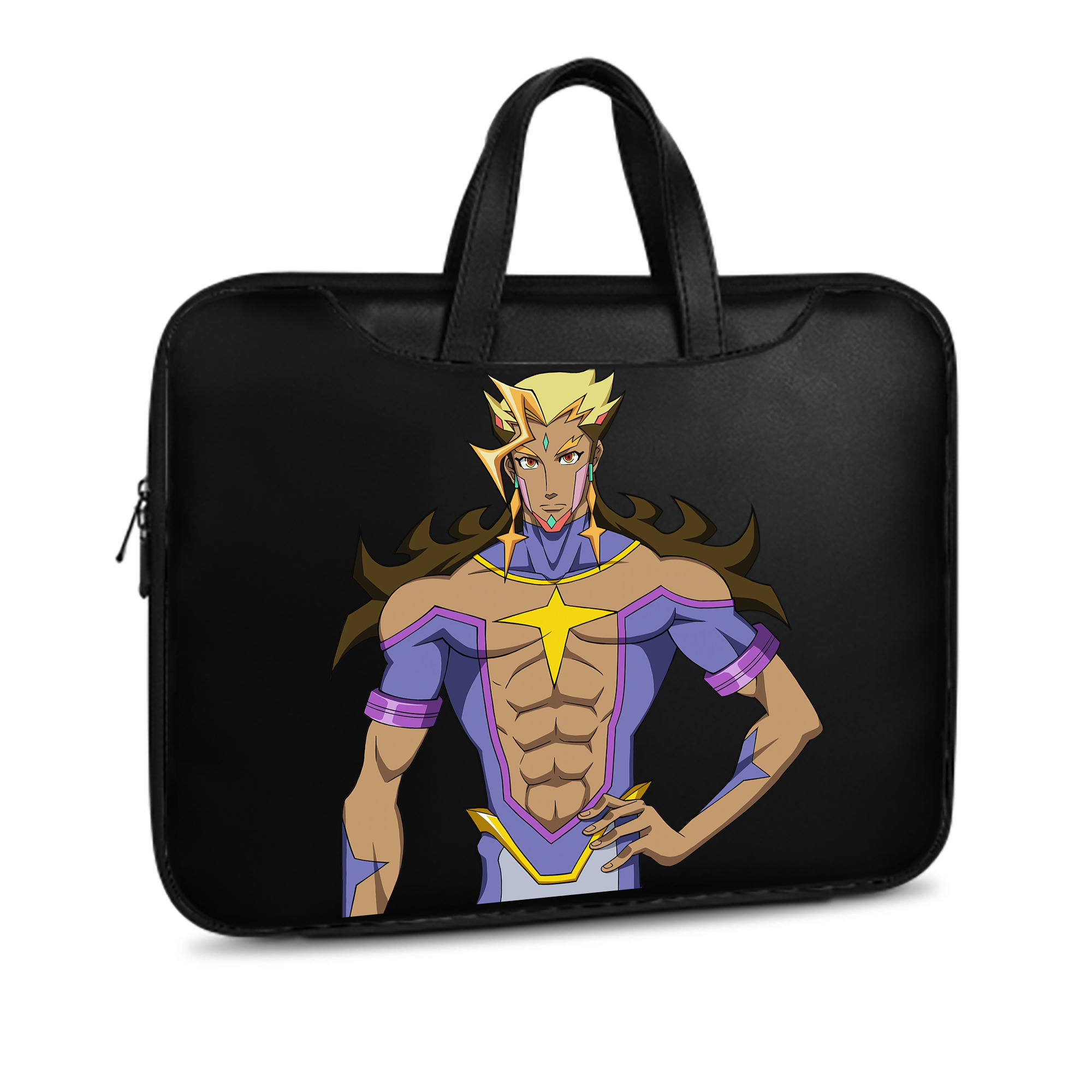 （画像用） 遊☆戯☆王 Yu-Gi-Oh! レザーラップトップバッグ　ノートパソコンケース
