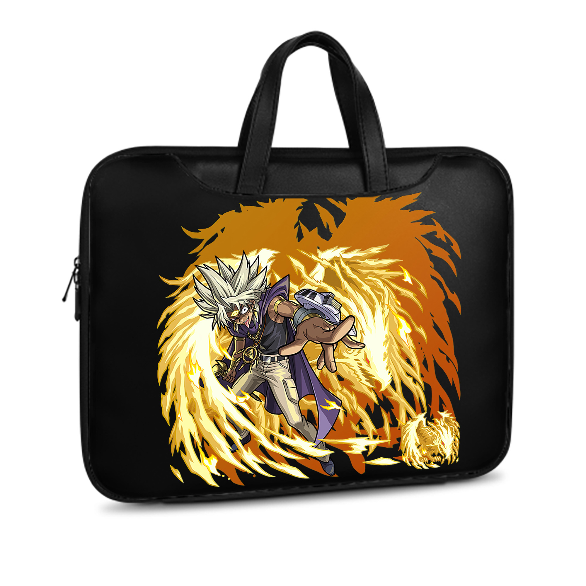 （画像用） 遊☆戯☆王 Yu-Gi-Oh! レザーラップトップバッグ　ノートパソコンケース