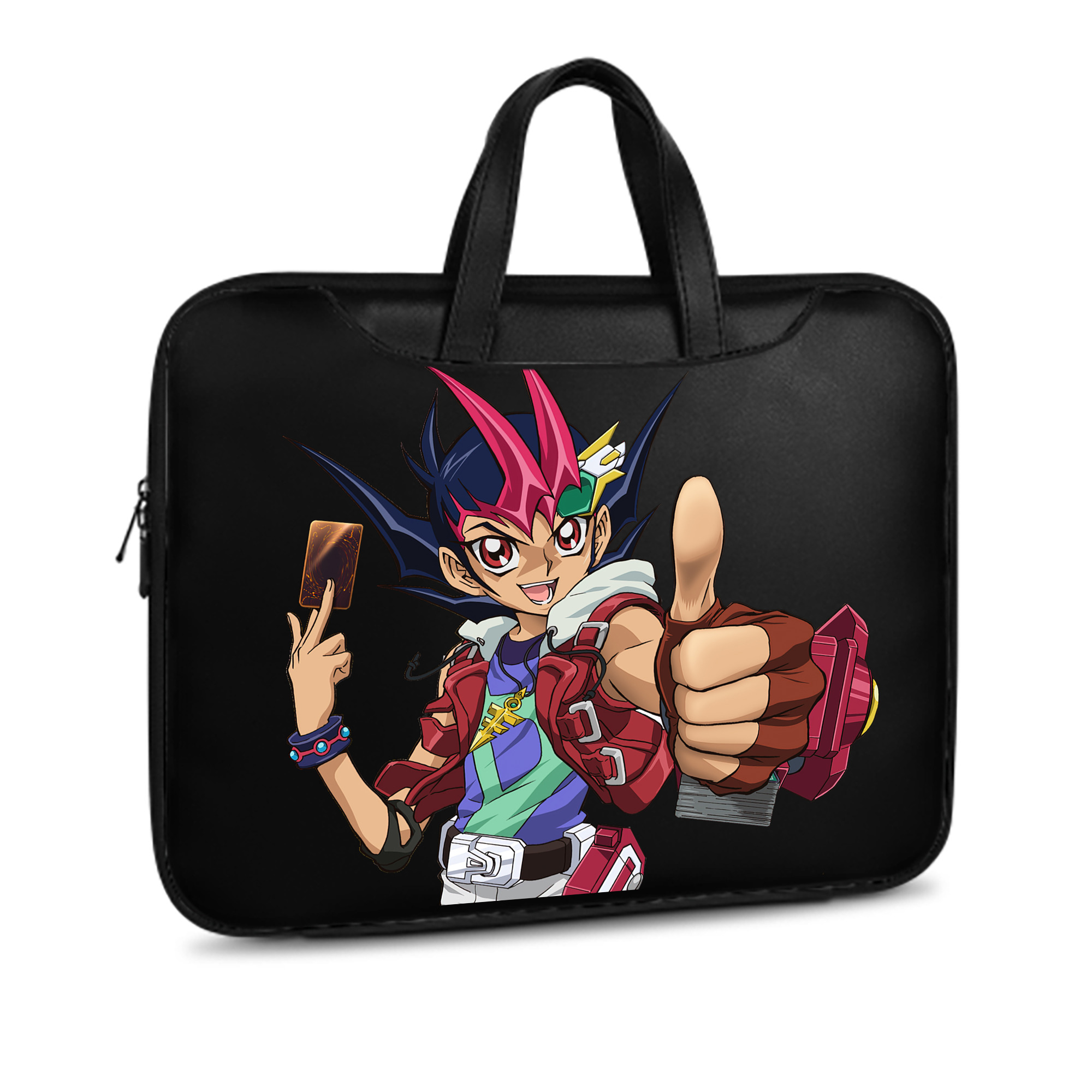（画像用） 遊☆戯☆王 Yu-Gi-Oh! レザーラップトップバッグ　ノートパソコンケース