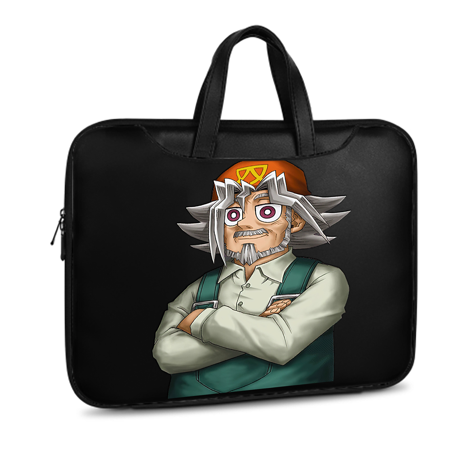 （画像用） 遊☆戯☆王 Yu-Gi-Oh! レザーラップトップバッグ　ノートパソコンケース