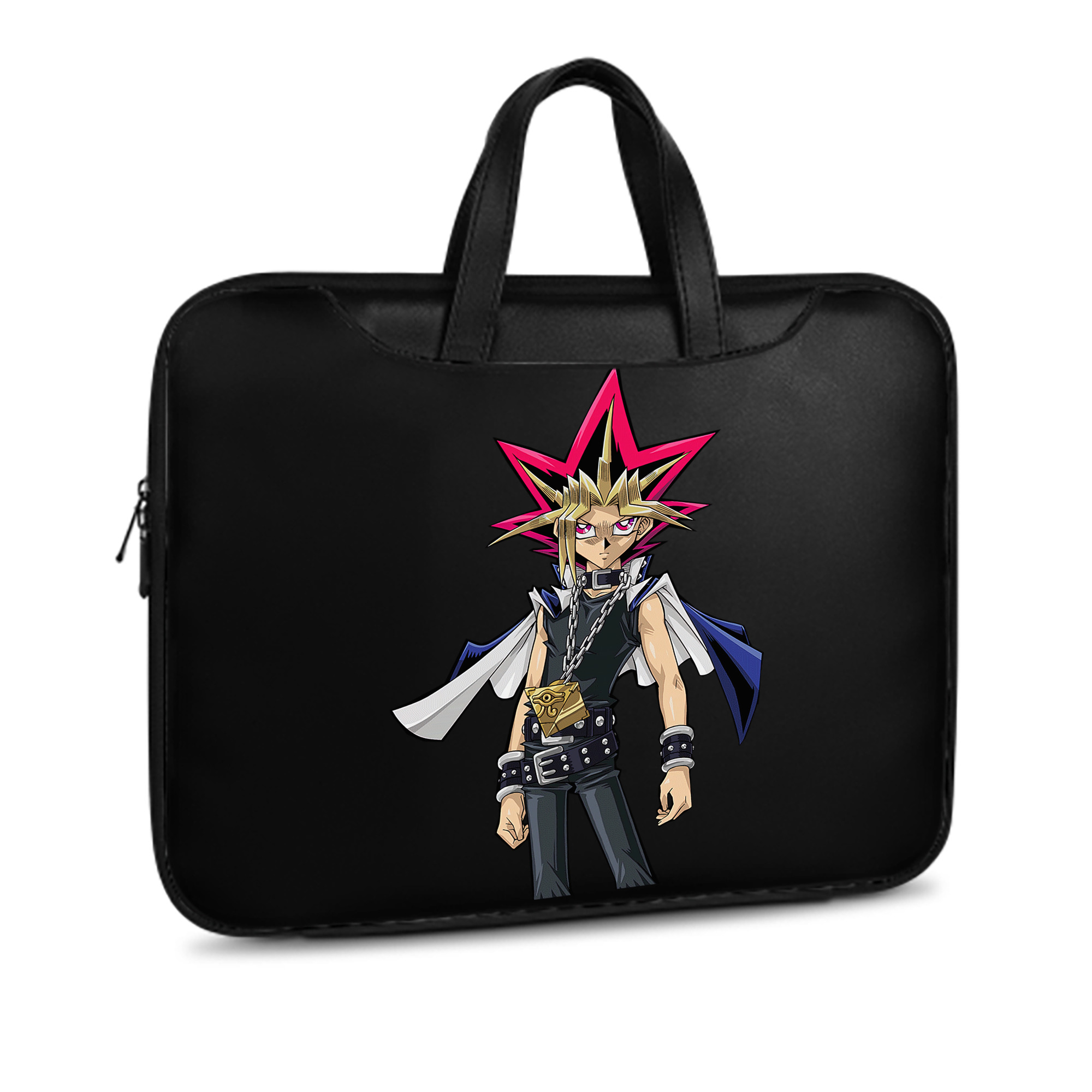 （画像用） 遊☆戯☆王 Yu-Gi-Oh! レザーラップトップバッグ　ノートパソコンケース