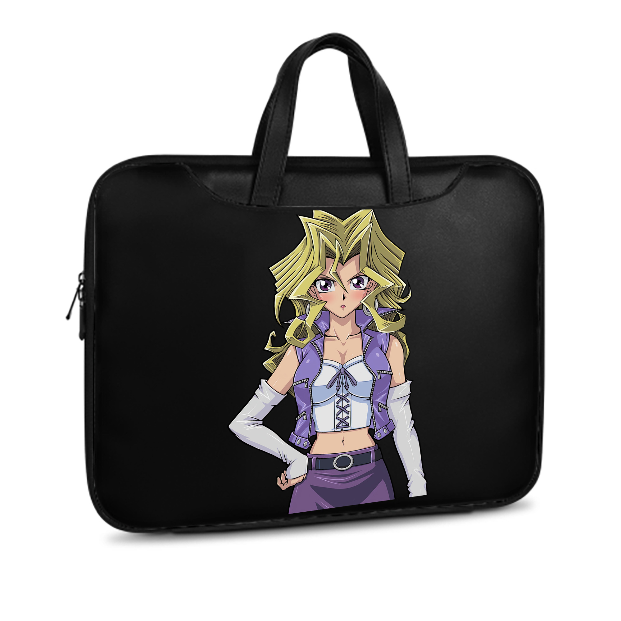 （画像用） 遊☆戯☆王 Yu-Gi-Oh! レザーラップトップバッグ　ノートパソコンケース
