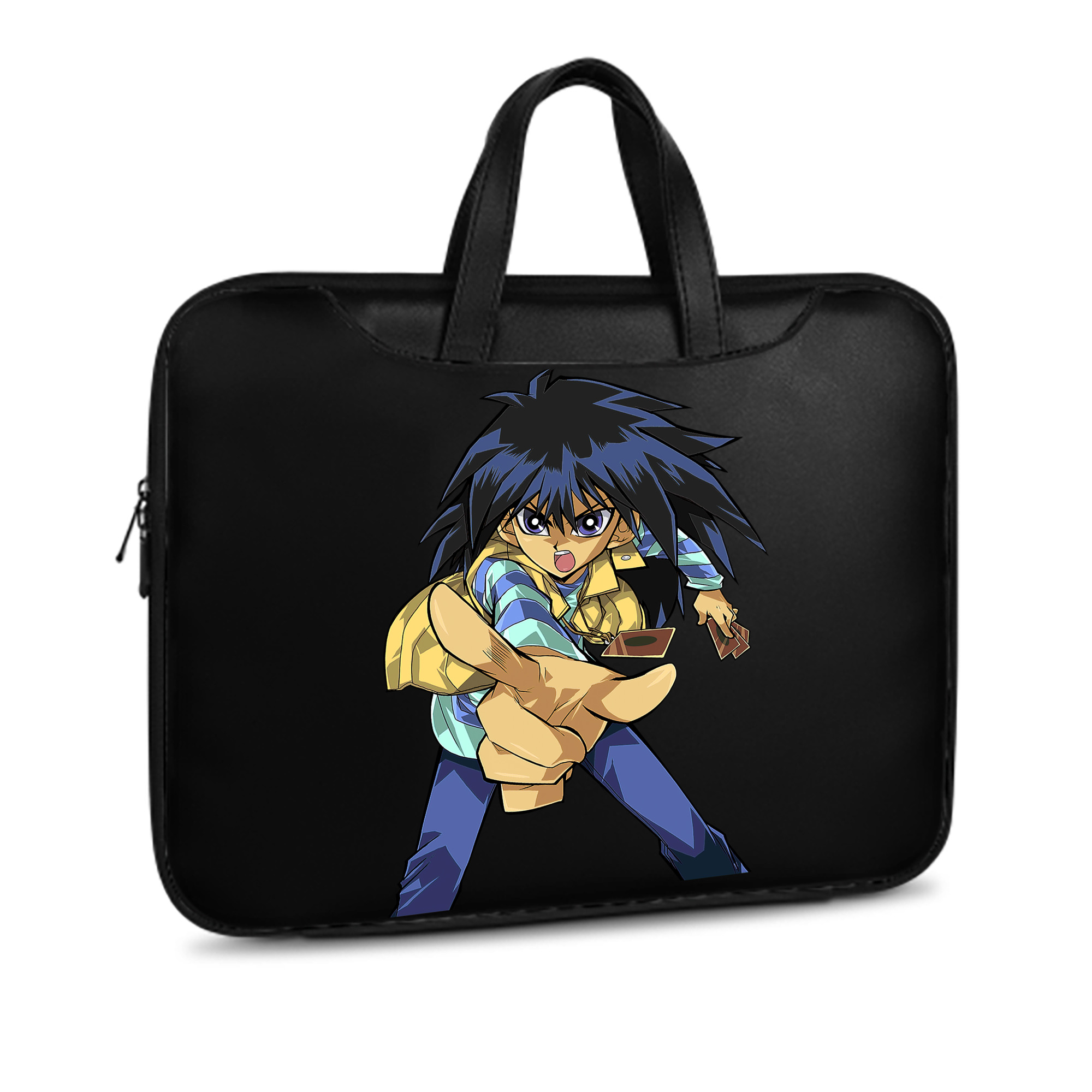 （画像用） 遊☆戯☆王 Yu-Gi-Oh! レザーラップトップバッグ　ノートパソコンケース