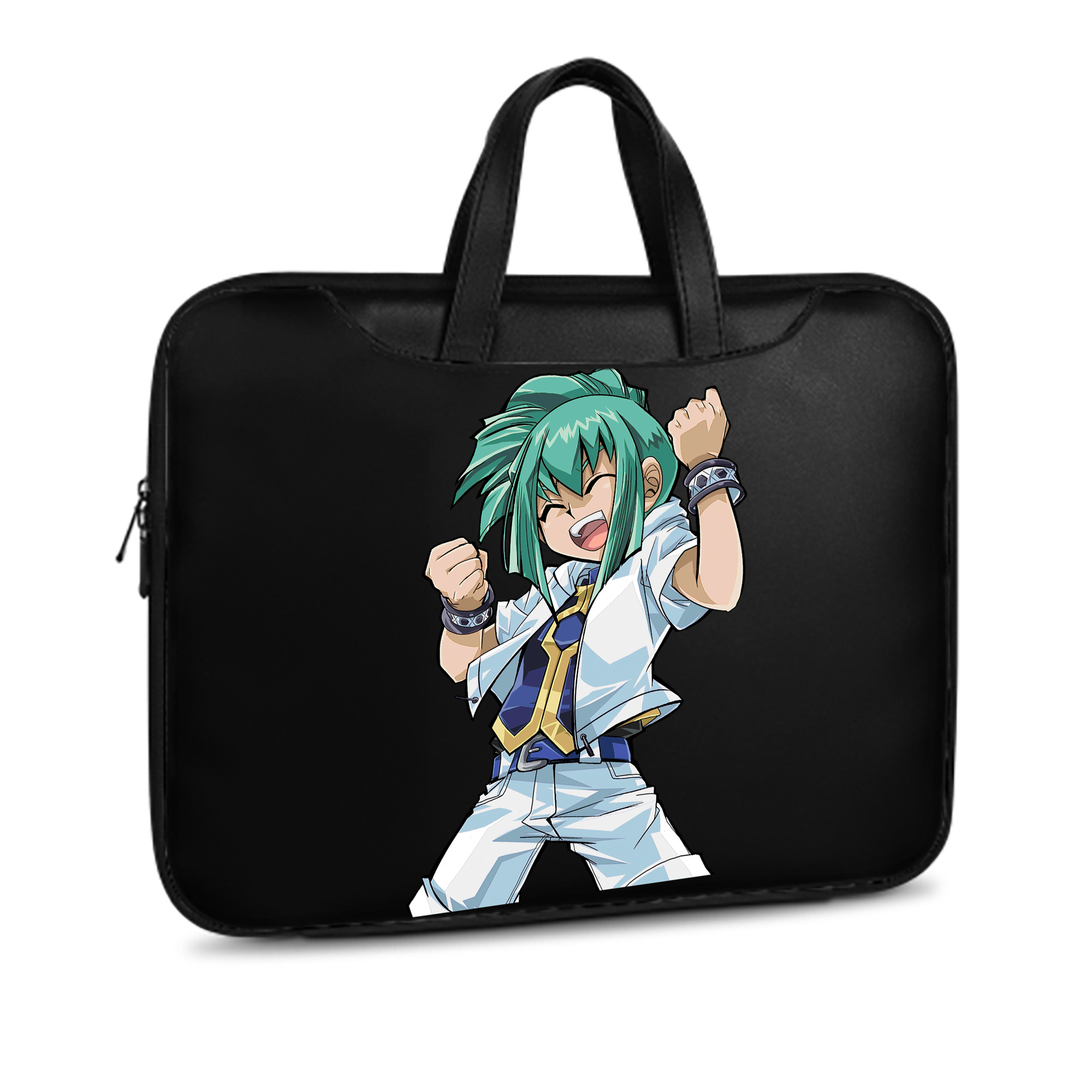 （画像用） 遊☆戯☆王 Yu-Gi-Oh! レザーラップトップバッグ　ノートパソコンケース