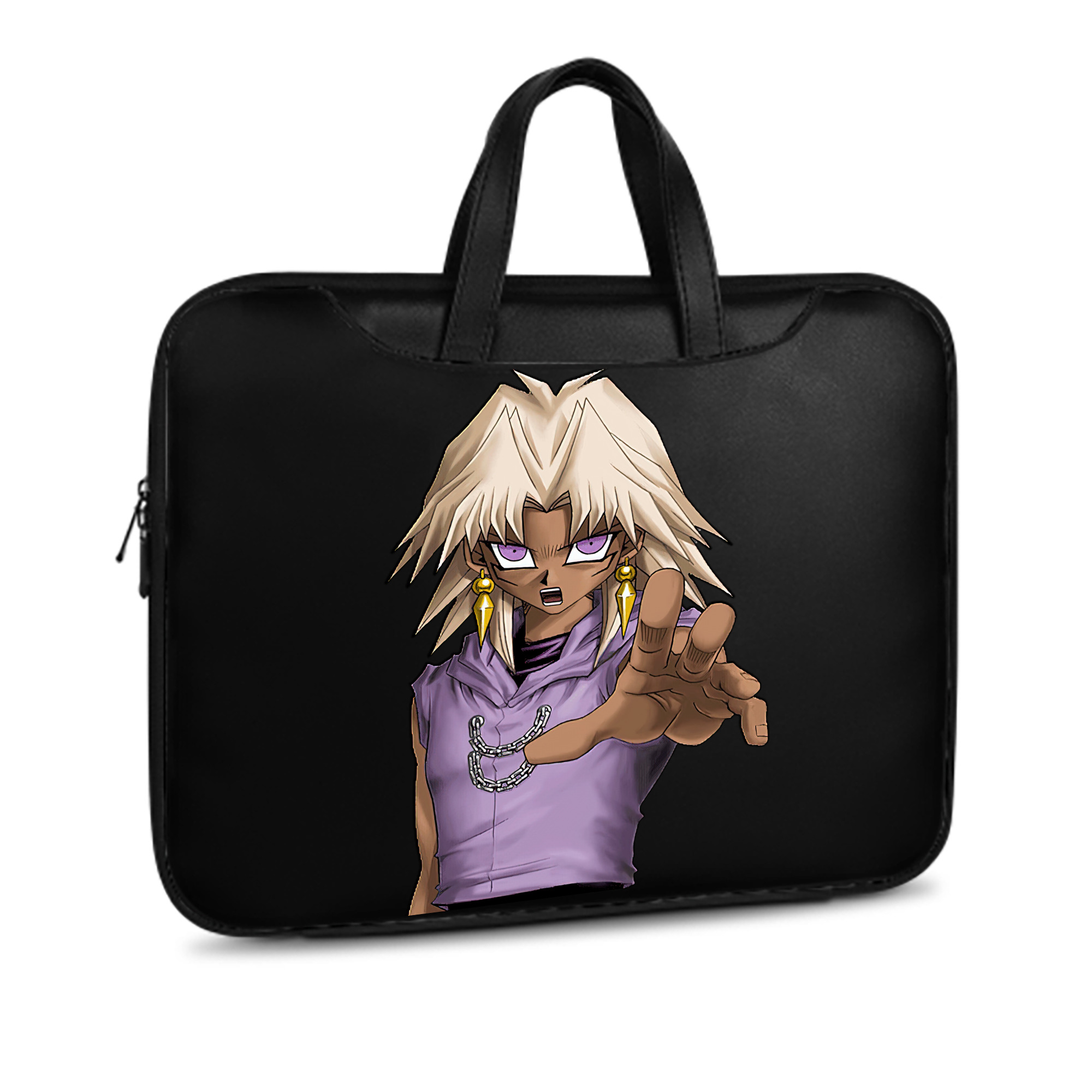 （画像用） 遊☆戯☆王 Yu-Gi-Oh! レザーラップトップバッグ　ノートパソコンケース
