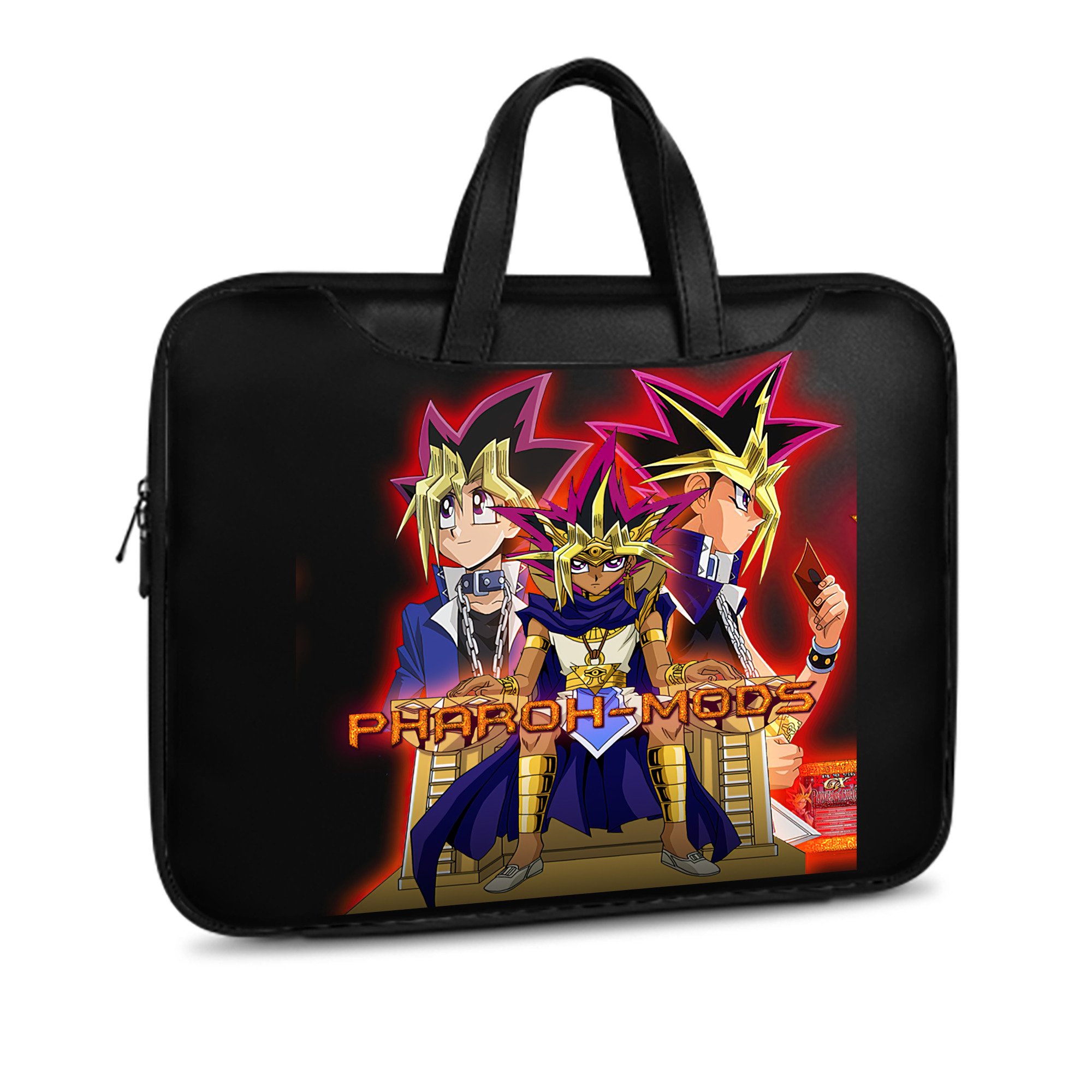 （画像用） 遊☆戯☆王 Yu-Gi-Oh! レザーラップトップバッグ　ノートパソコンケース