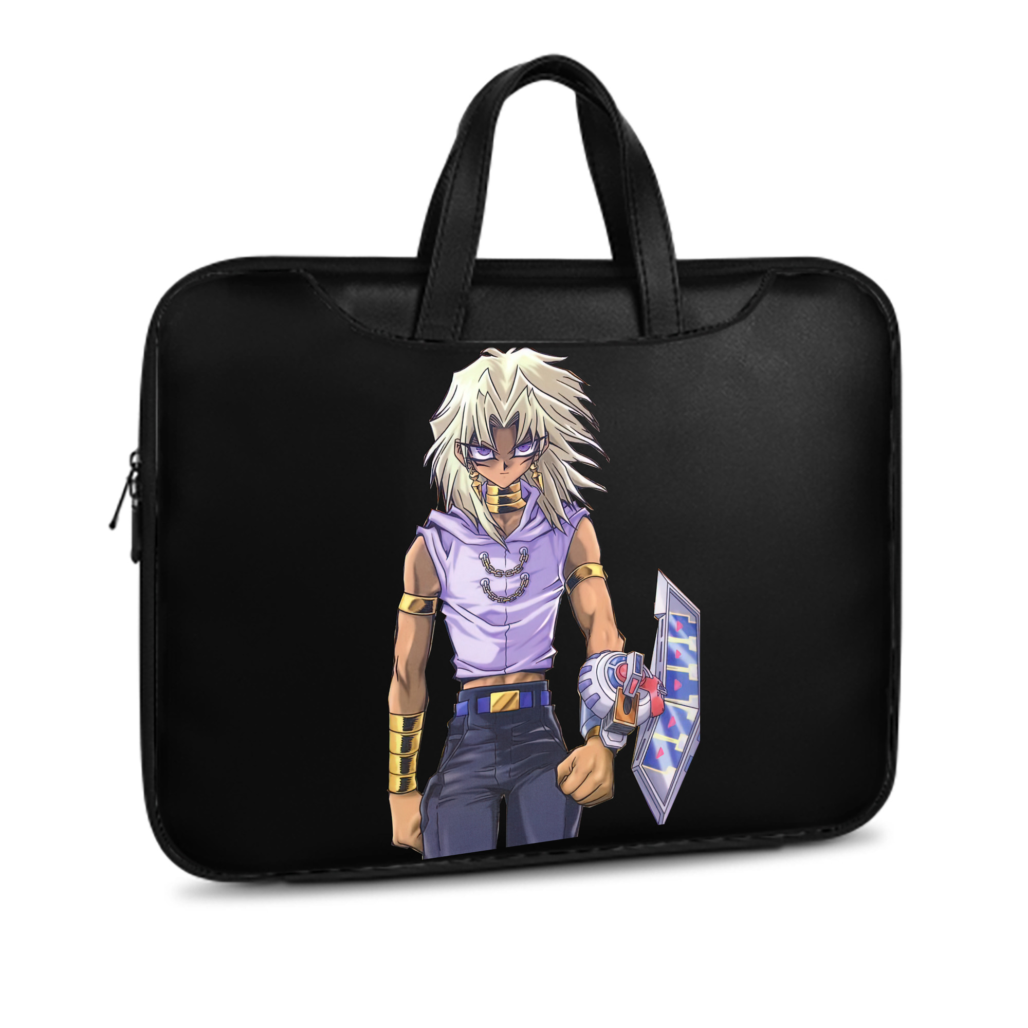 （画像用） 遊☆戯☆王 Yu-Gi-Oh! レザーラップトップバッグ　ノートパソコンケース
