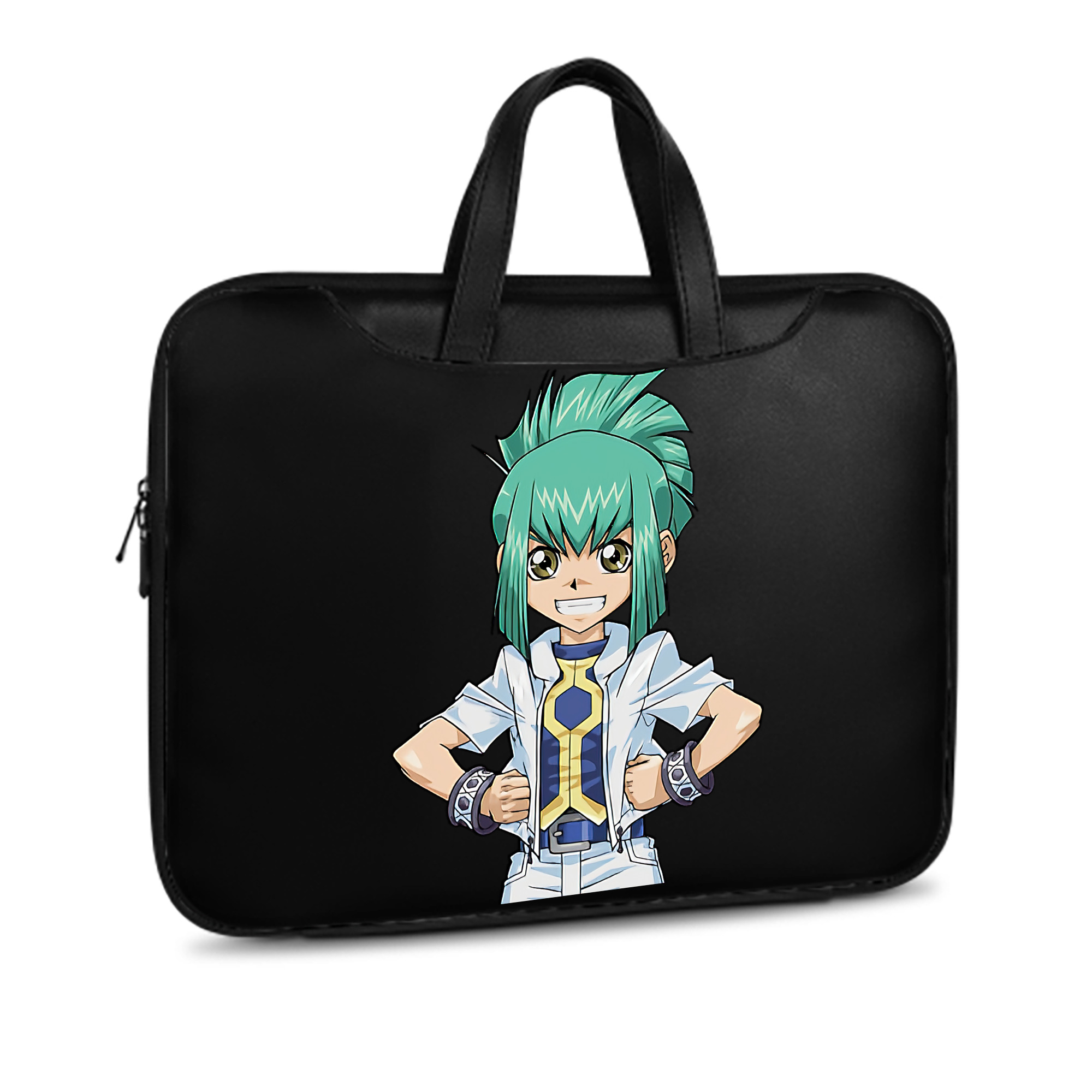 （画像用） 遊☆戯☆王 Yu-Gi-Oh! レザーラップトップバッグ　ノートパソコンケース