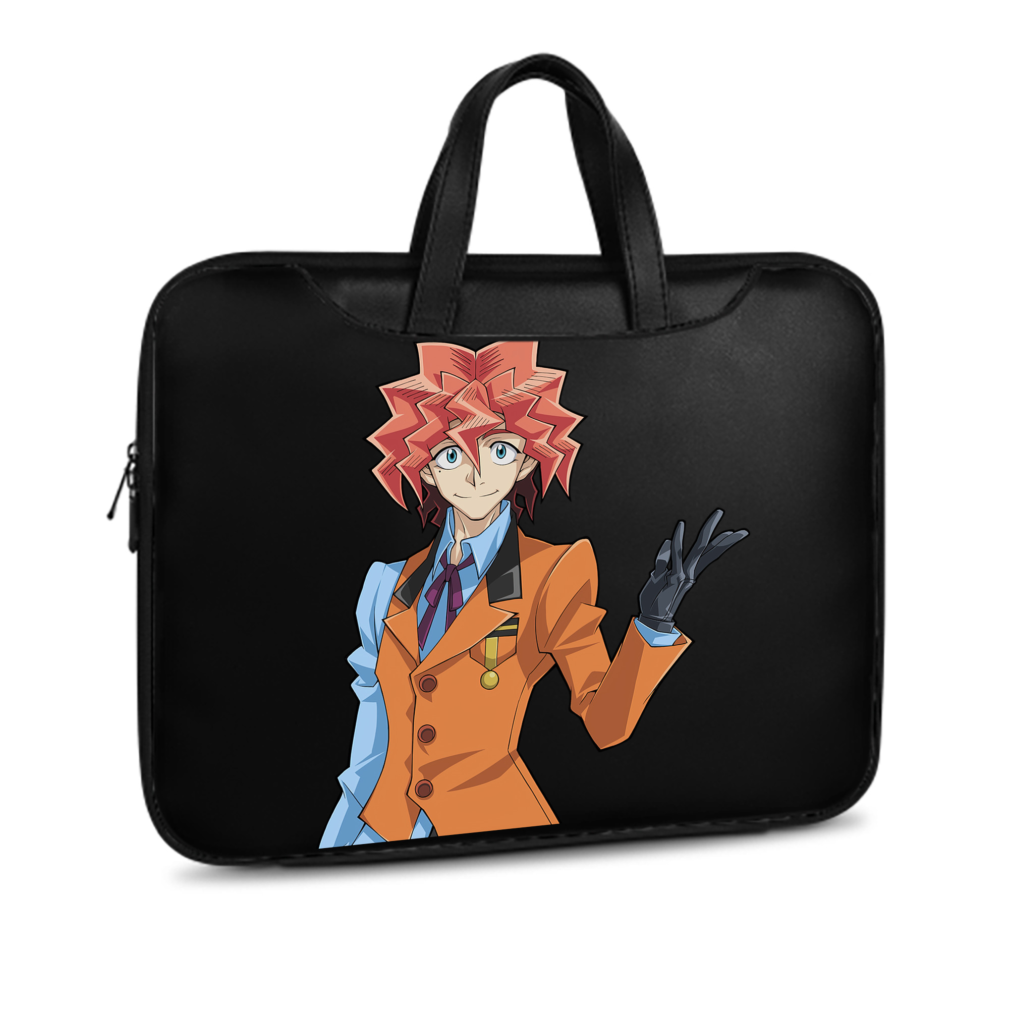 （画像用） 遊☆戯☆王 Yu-Gi-Oh! レザーラップトップバッグ　ノートパソコンケース