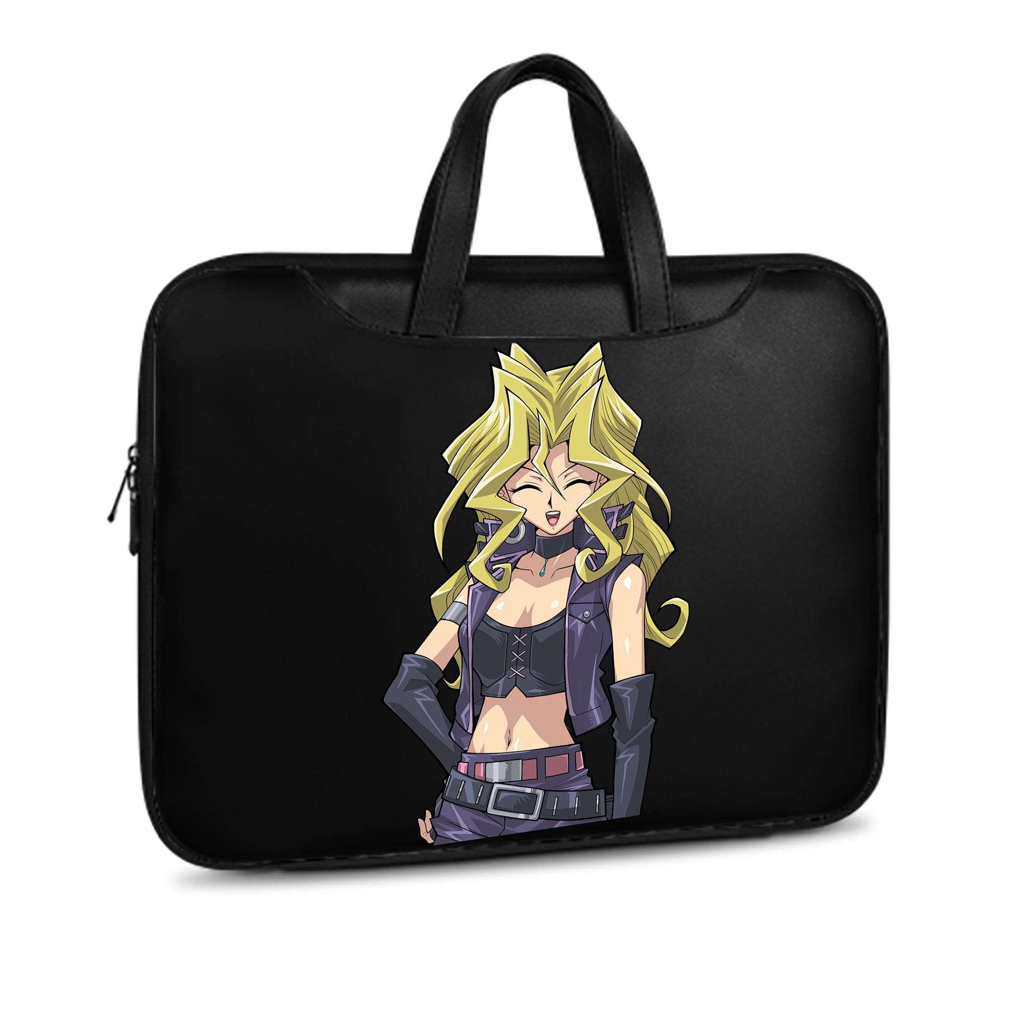 （画像用） 遊☆戯☆王 Yu-Gi-Oh! レザーラップトップバッグ　ノートパソコンケース