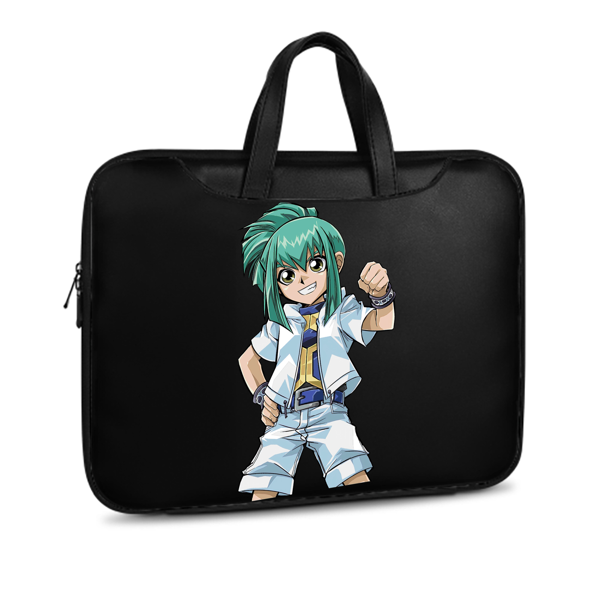 （画像用） 遊☆戯☆王 Yu-Gi-Oh! レザーラップトップバッグ　ノートパソコンケース