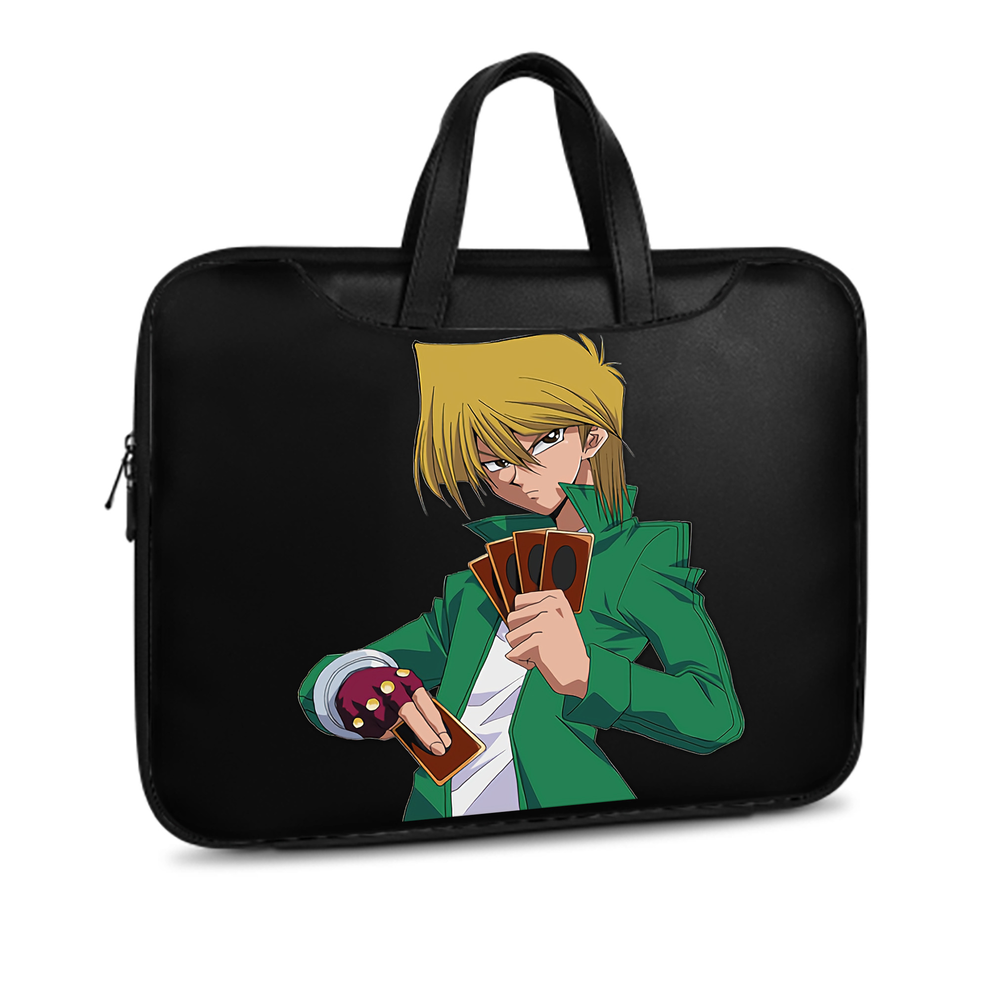 （画像用） 遊☆戯☆王 Yu-Gi-Oh! レザーラップトップバッグ　ノートパソコンケース