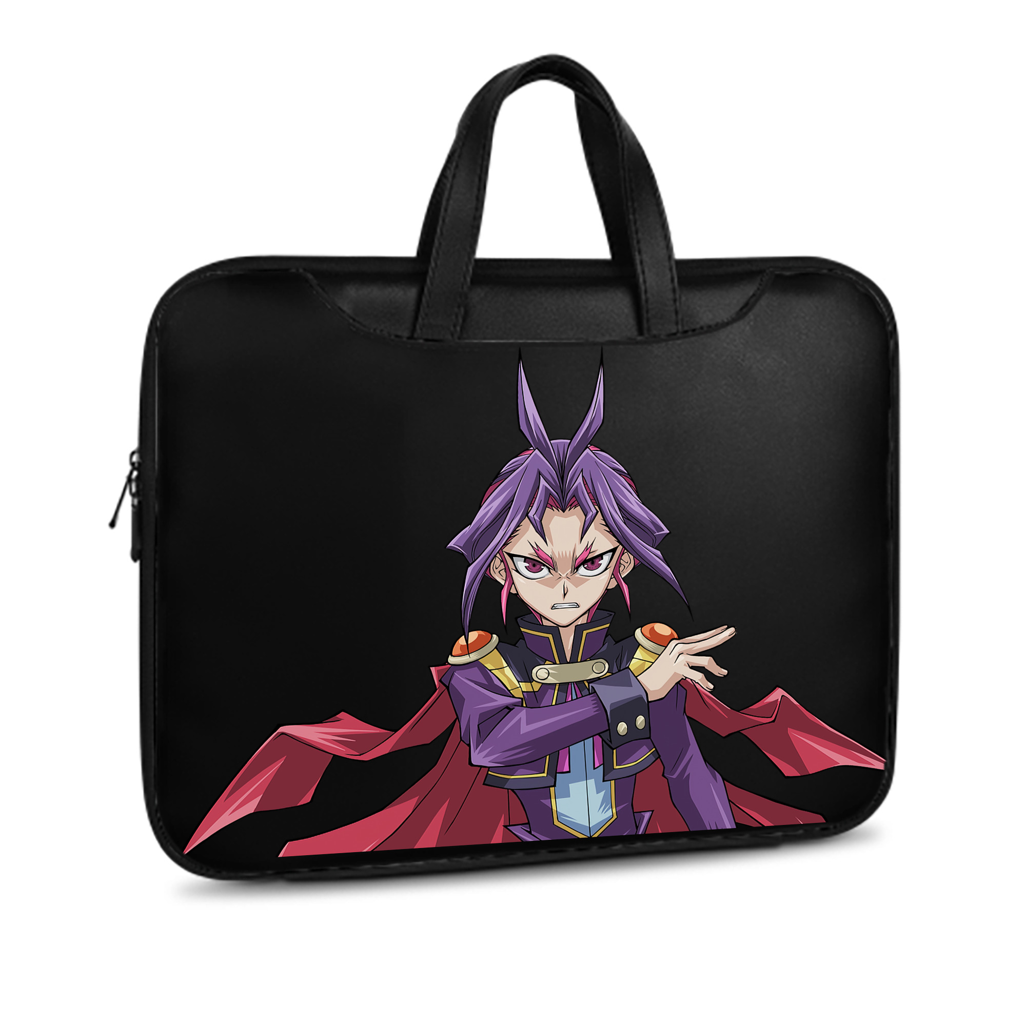 （画像用） 遊☆戯☆王 Yu-Gi-Oh! レザーラップトップバッグ　ノートパソコンケース