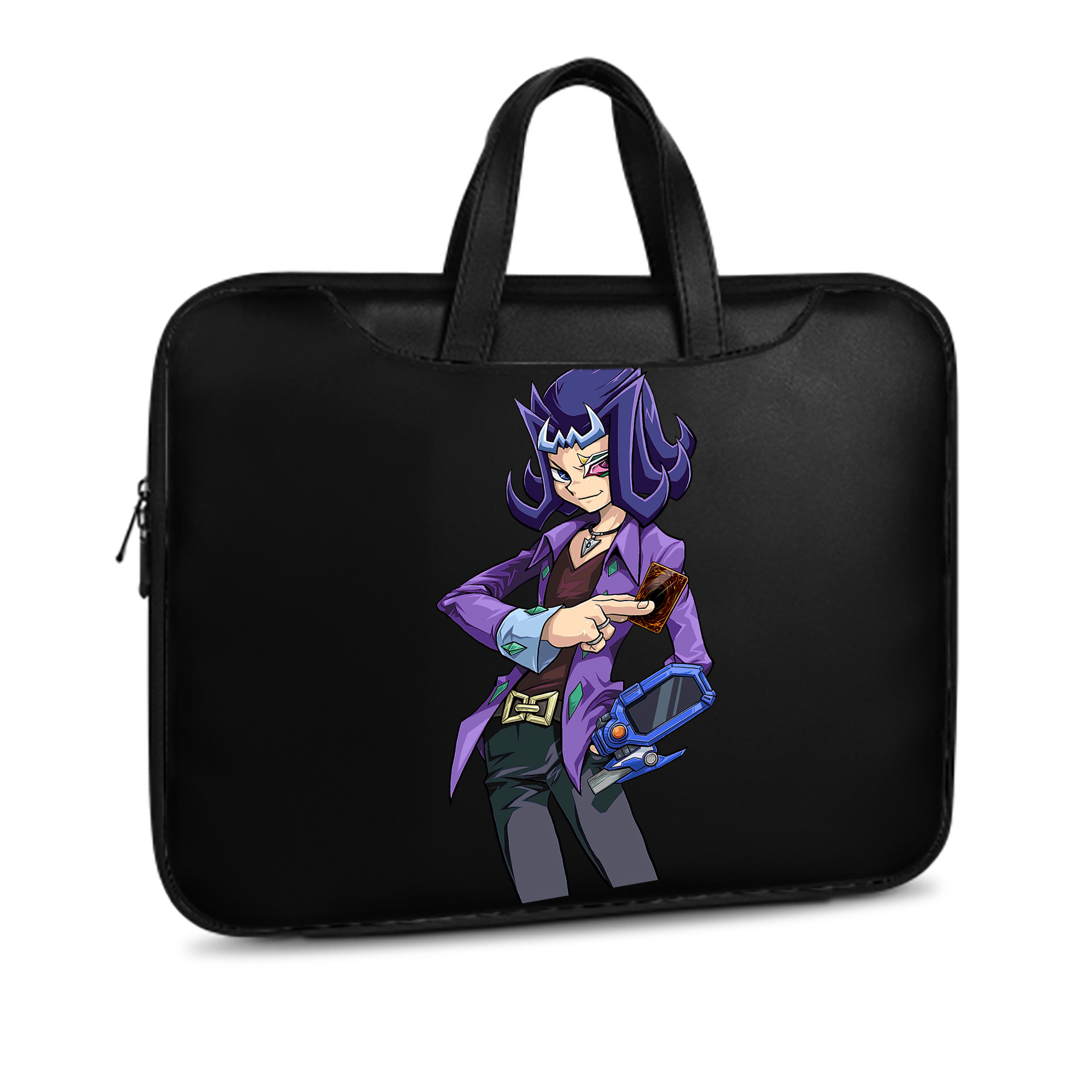 （画像用） 遊☆戯☆王 Yu-Gi-Oh! レザーラップトップバッグ　ノートパソコンケース
