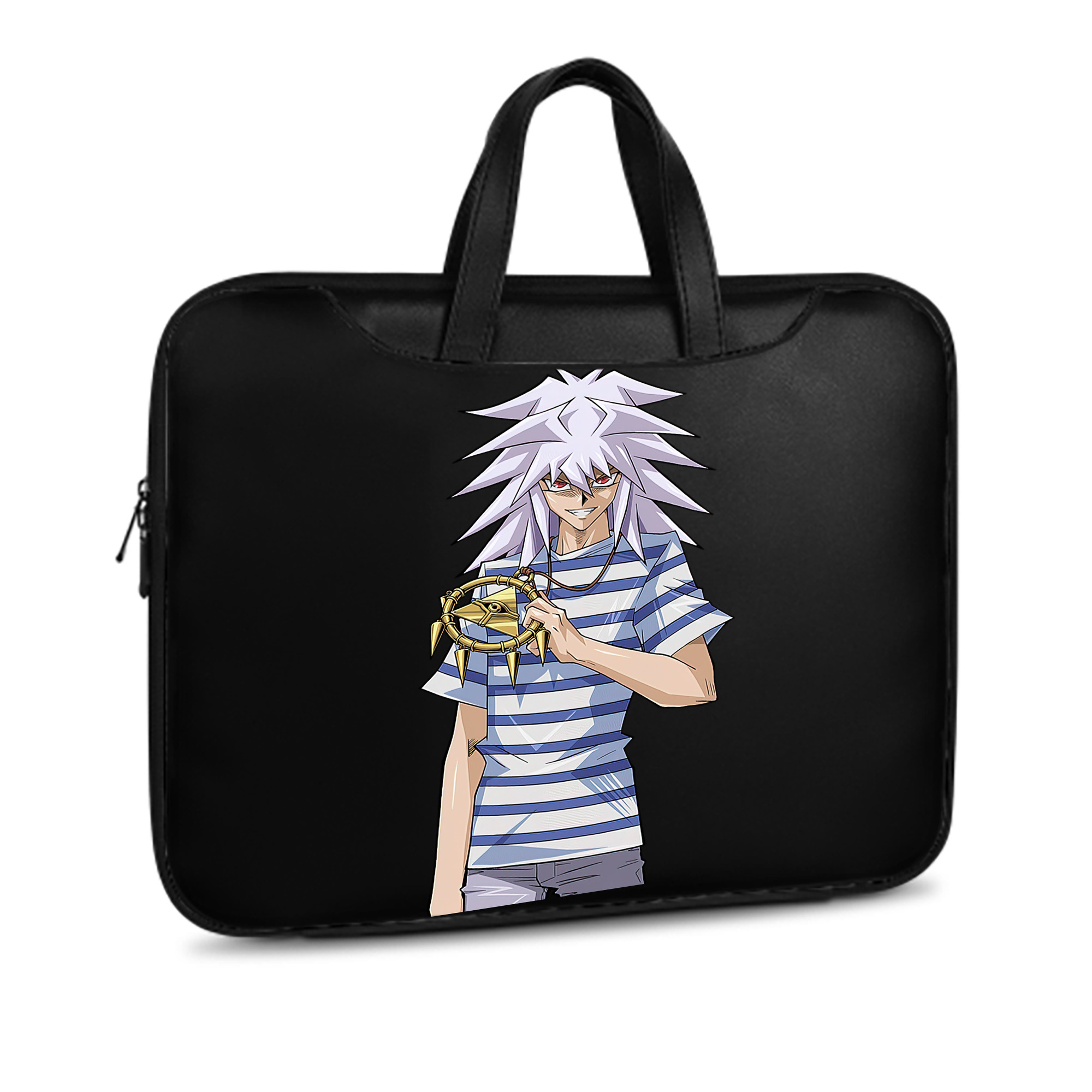 （画像用） 遊☆戯☆王 Yu-Gi-Oh! レザーラップトップバッグ　ノートパソコンケース