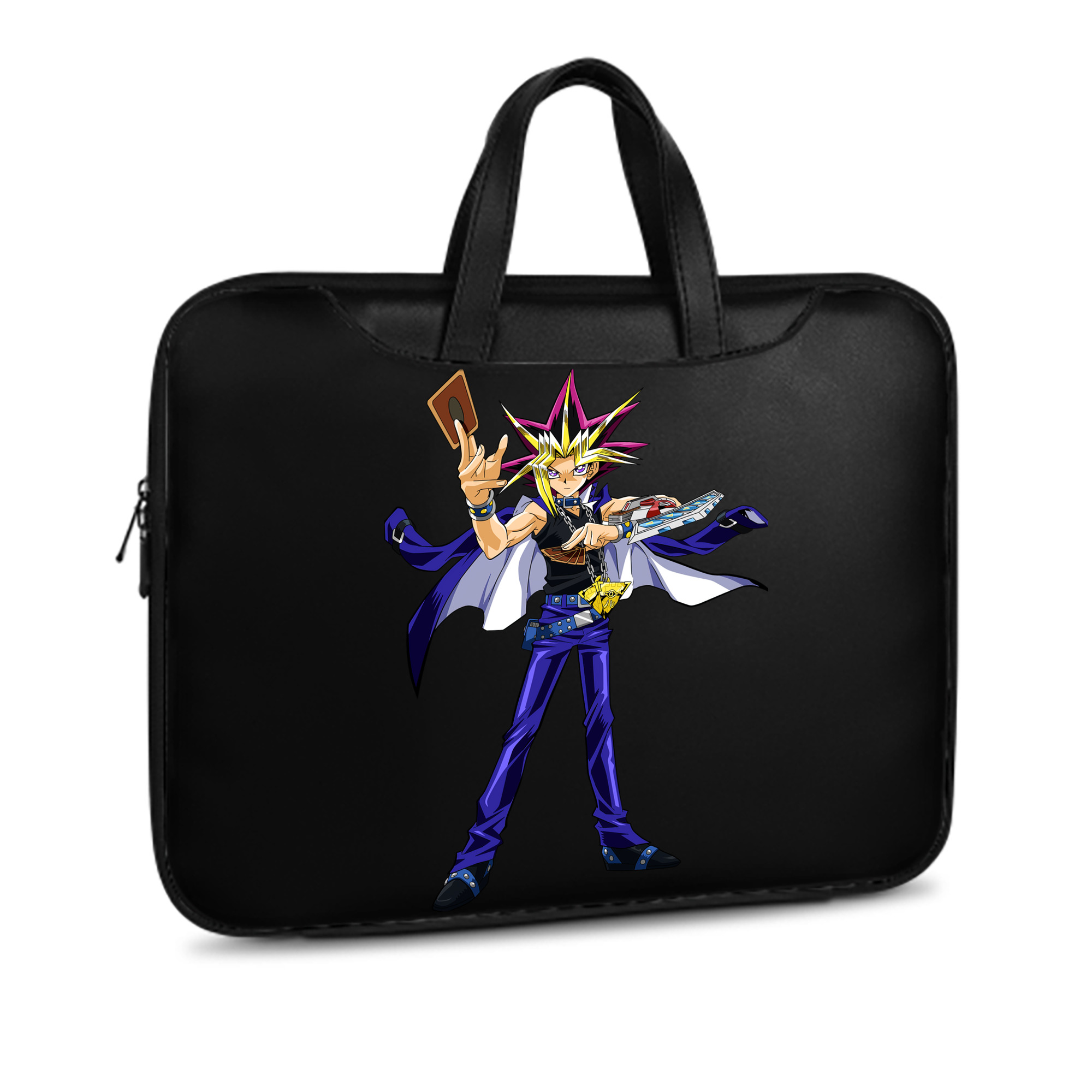 （画像用） 遊☆戯☆王 Yu-Gi-Oh! レザーラップトップバッグ　ノートパソコンケース