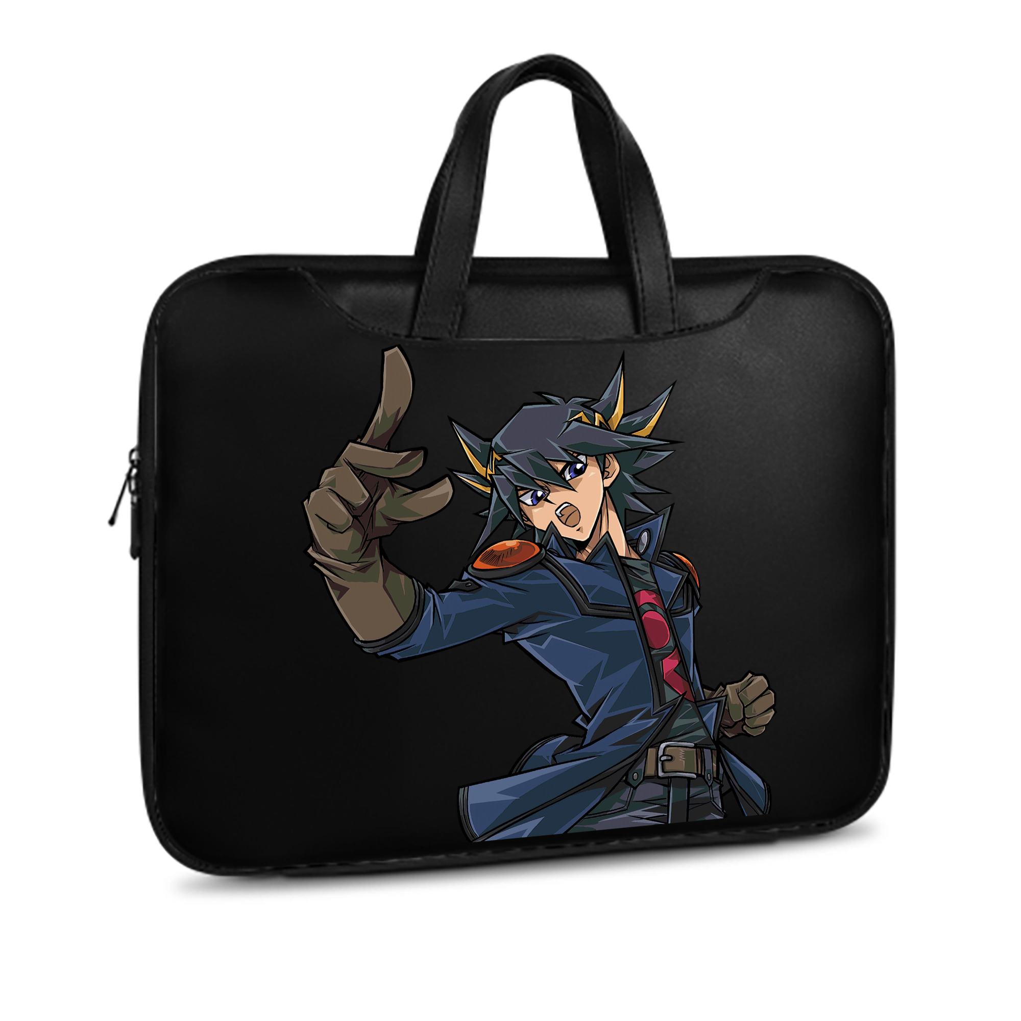 （画像用） 遊☆戯☆王 Yu-Gi-Oh! レザーラップトップバッグ　ノートパソコンケース