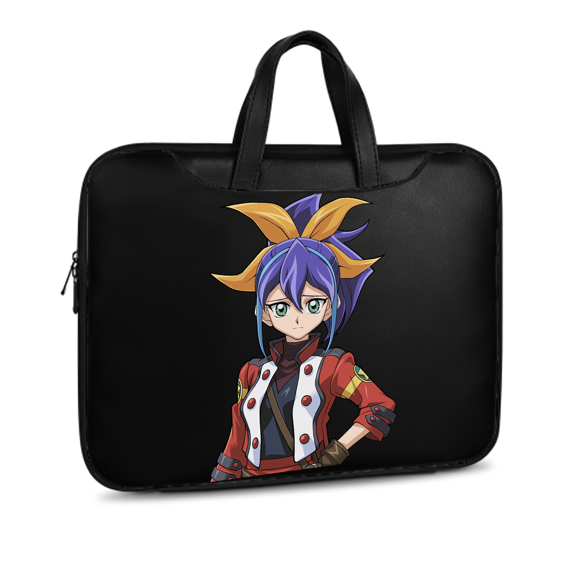 （画像用） 遊☆戯☆王 Yu-Gi-Oh! レザーラップトップバッグ　ノートパソコンケース