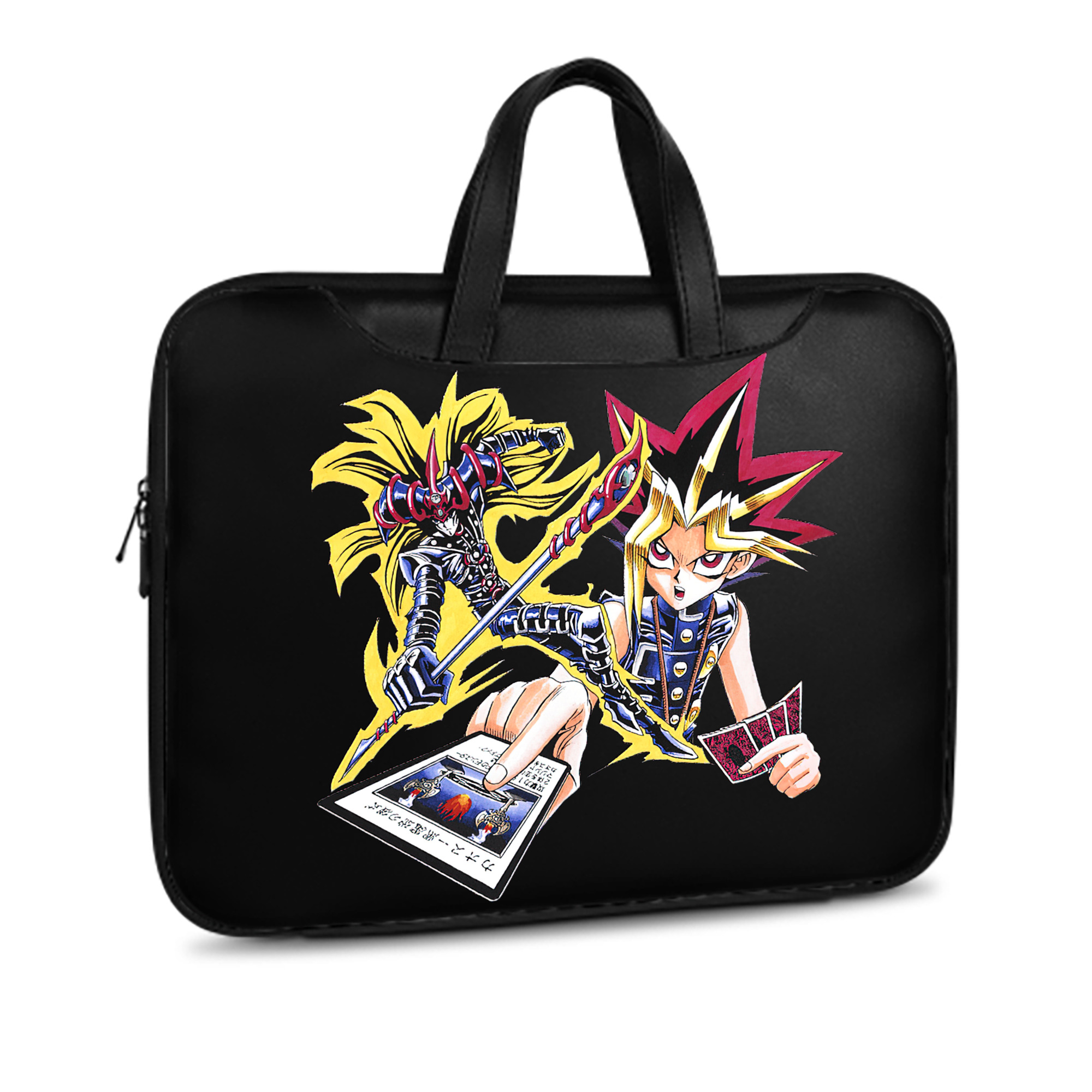（画像用） 遊☆戯☆王 Yu-Gi-Oh! レザーラップトップバッグ　ノートパソコンケース