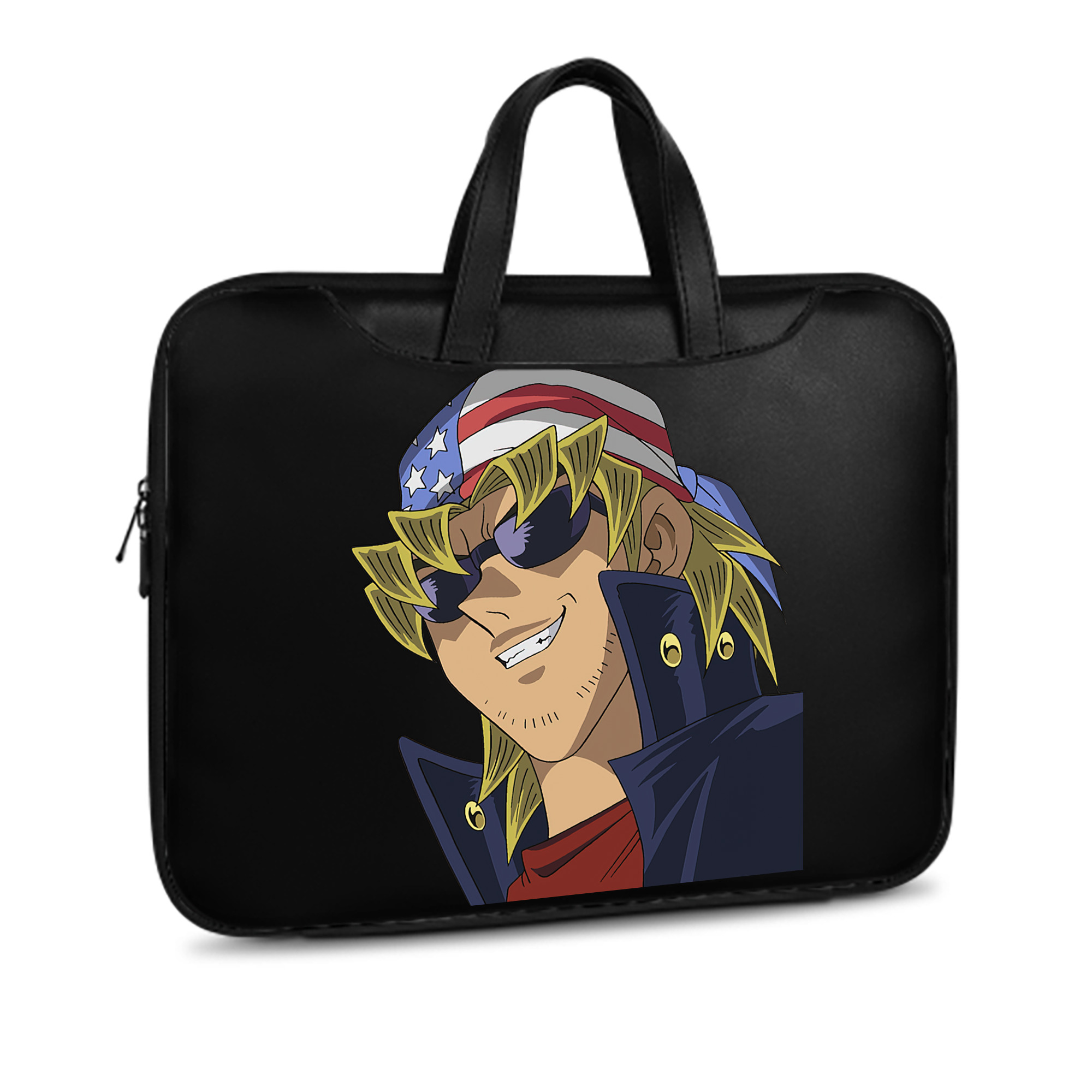 （画像用） 遊☆戯☆王 Yu-Gi-Oh! レザーラップトップバッグ　ノートパソコンケース