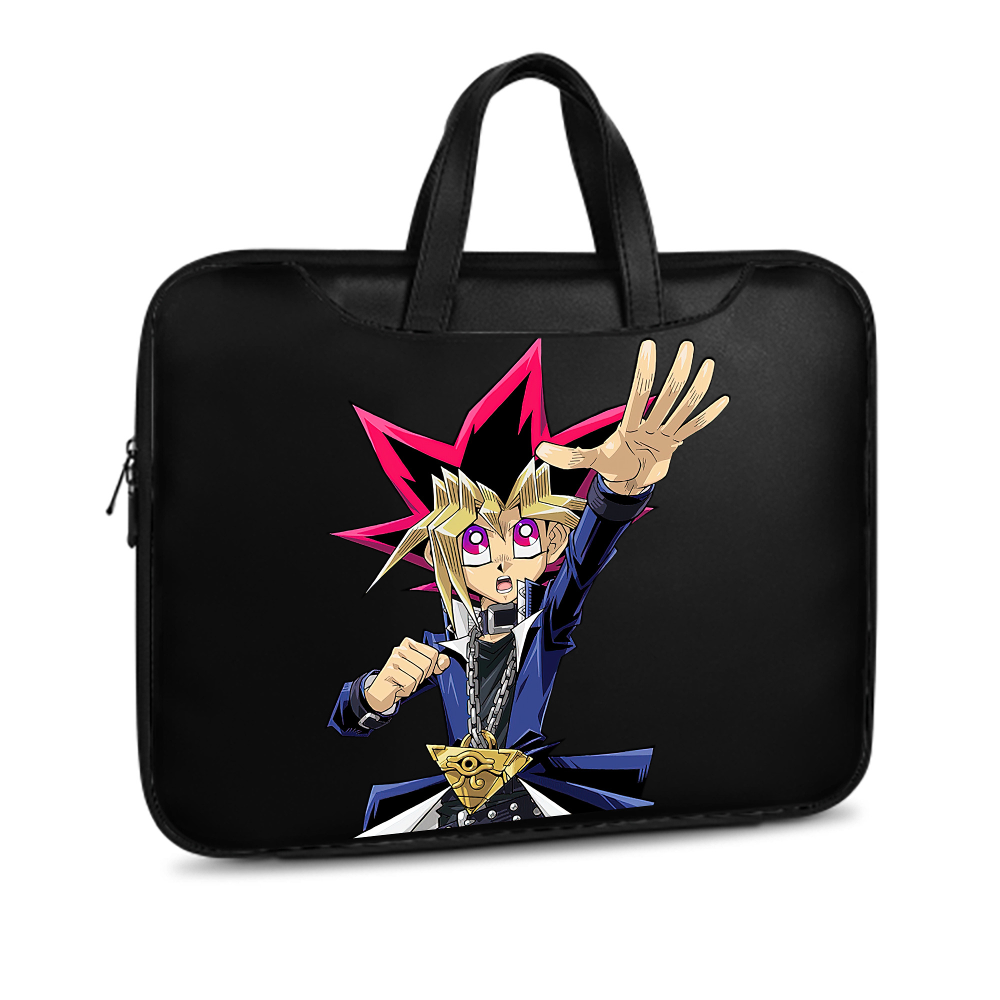 （画像用） 遊☆戯☆王 Yu-Gi-Oh! レザーラップトップバッグ　ノートパソコンケース