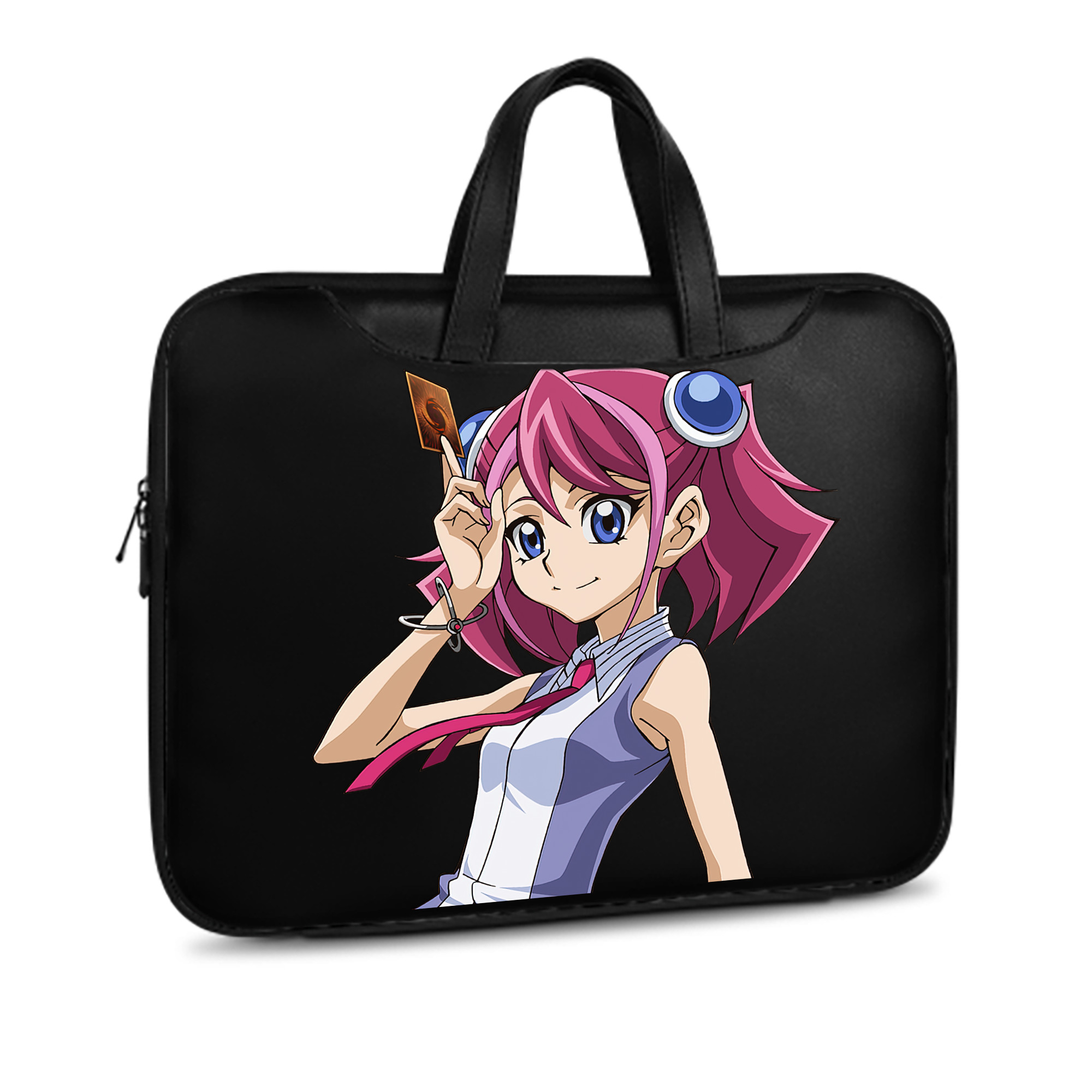 （画像用） 遊☆戯☆王 Yu-Gi-Oh! レザーラップトップバッグ　ノートパソコンケース