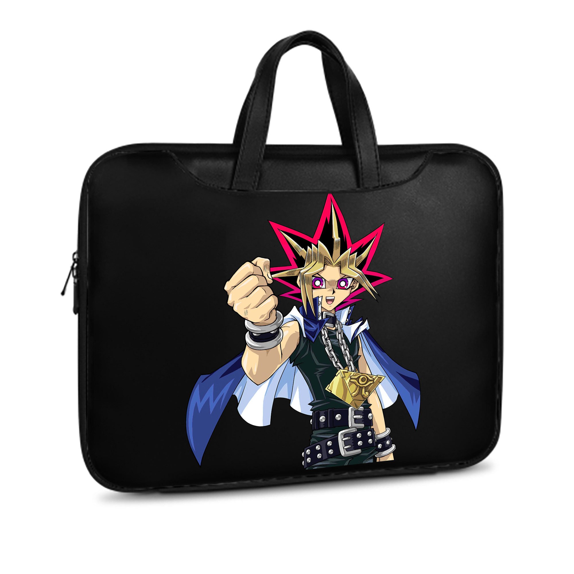 （画像用） 遊☆戯☆王 Yu-Gi-Oh! レザーラップトップバッグ　ノートパソコンケース