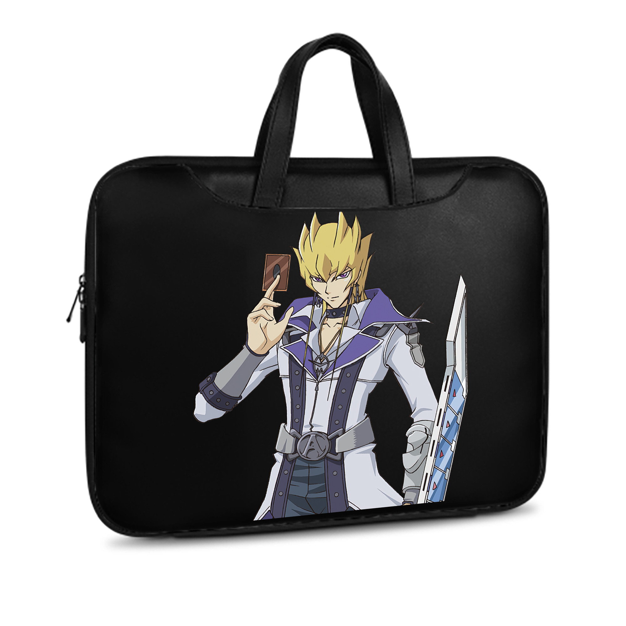 （画像用） 遊☆戯☆王 Yu-Gi-Oh! レザーラップトップバッグ　ノートパソコンケース