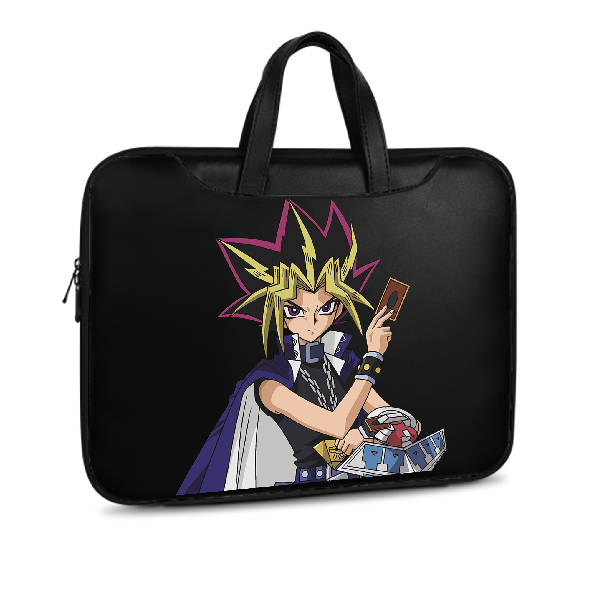 （画像用） 遊☆戯☆王 Yu-Gi-Oh! レザーラップトップバッグ　ノートパソコンケース