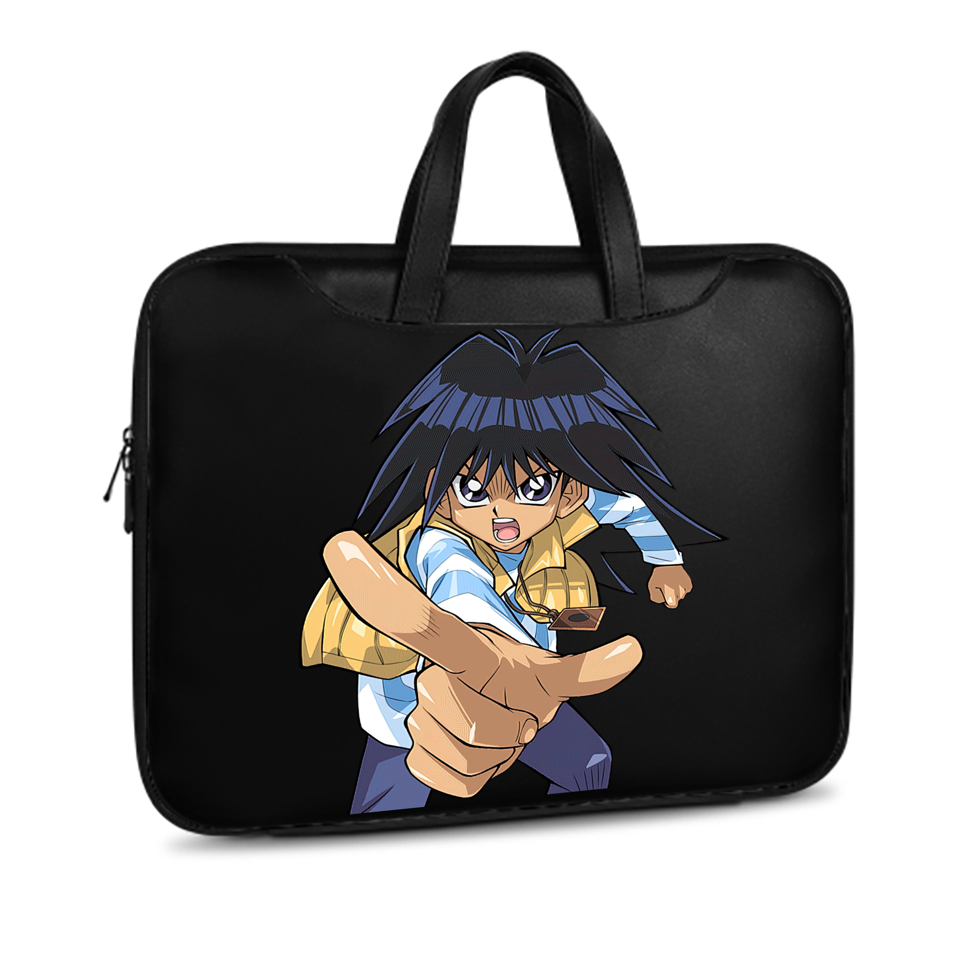 （画像用） 遊☆戯☆王 Yu-Gi-Oh! レザーラップトップバッグ　ノートパソコンケース