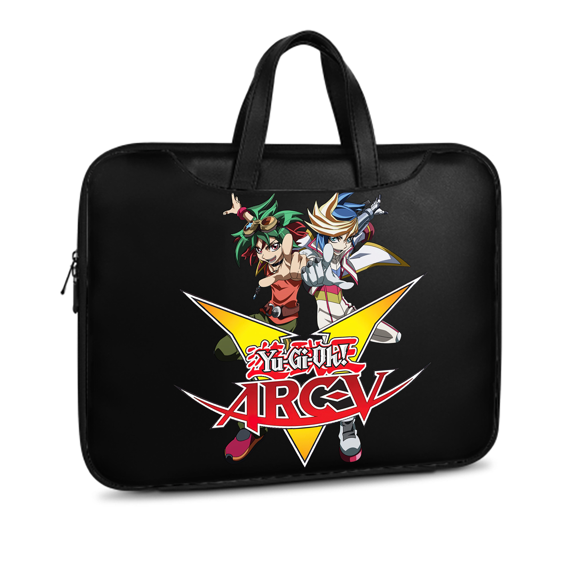 （画像用） 遊☆戯☆王 Yu-Gi-Oh! レザーラップトップバッグ　ノートパソコンケース