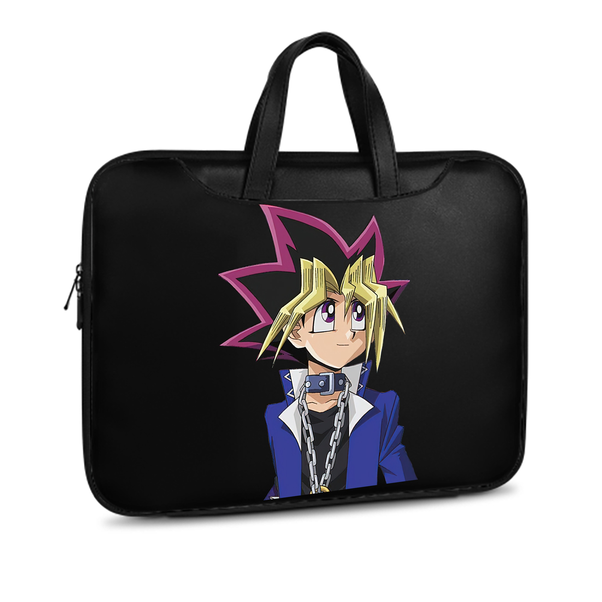 （画像用） 遊☆戯☆王 Yu-Gi-Oh! レザーラップトップバッグ　ノートパソコンケース