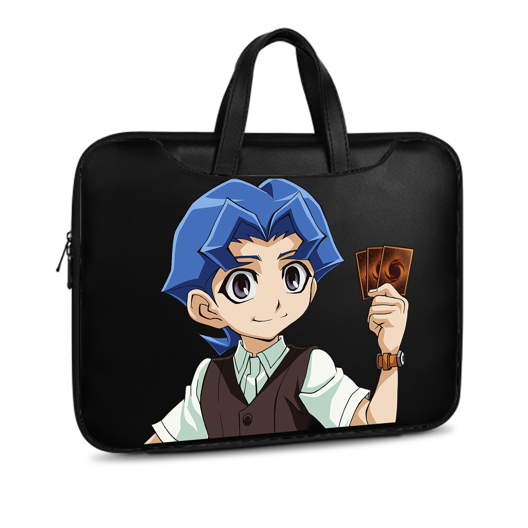 （画像用） 遊☆戯☆王 Yu-Gi-Oh! レザーラップトップバッグ　ノートパソコンケース