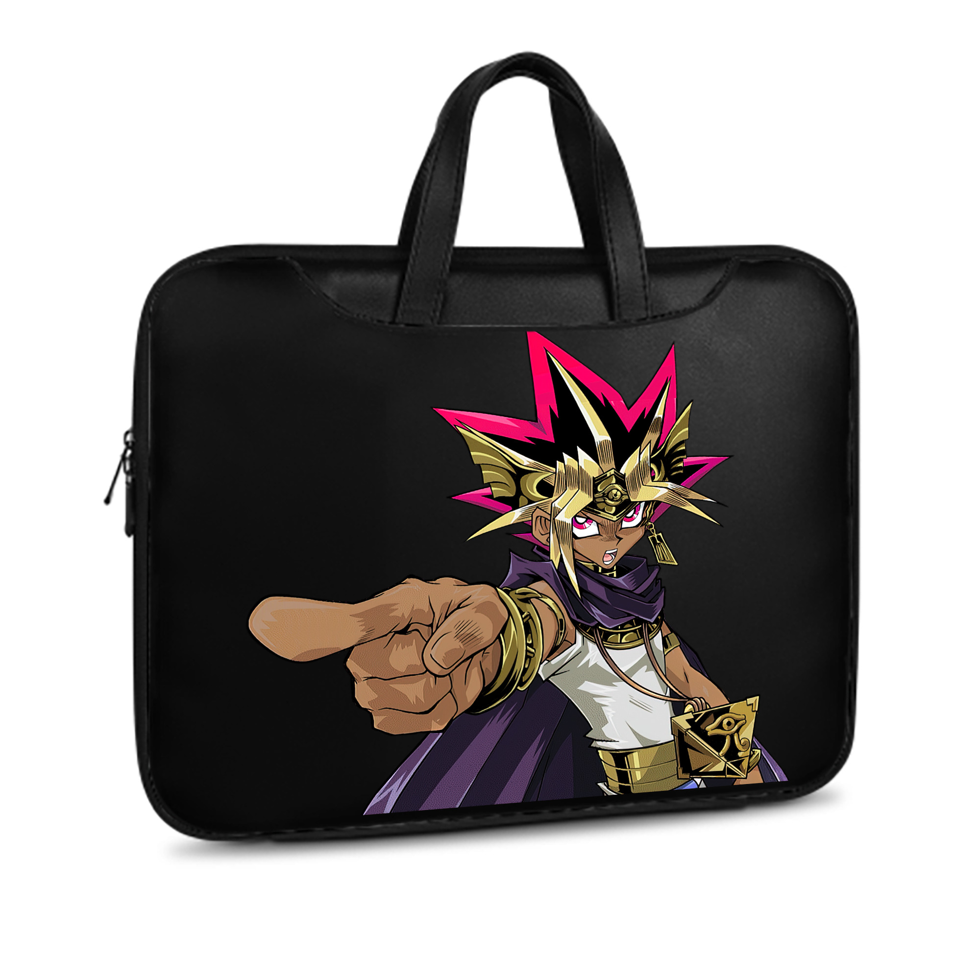 （画像用） 遊☆戯☆王 Yu-Gi-Oh! レザーラップトップバッグ　ノートパソコンケース
