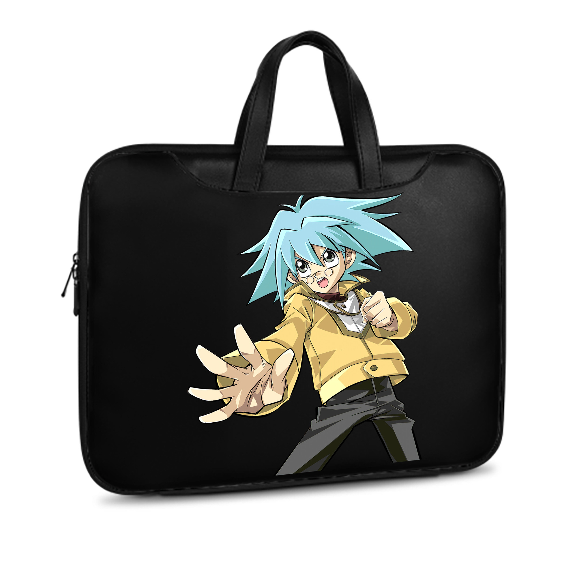 （画像用） 遊☆戯☆王 Yu-Gi-Oh! レザーラップトップバッグ　ノートパソコンケース