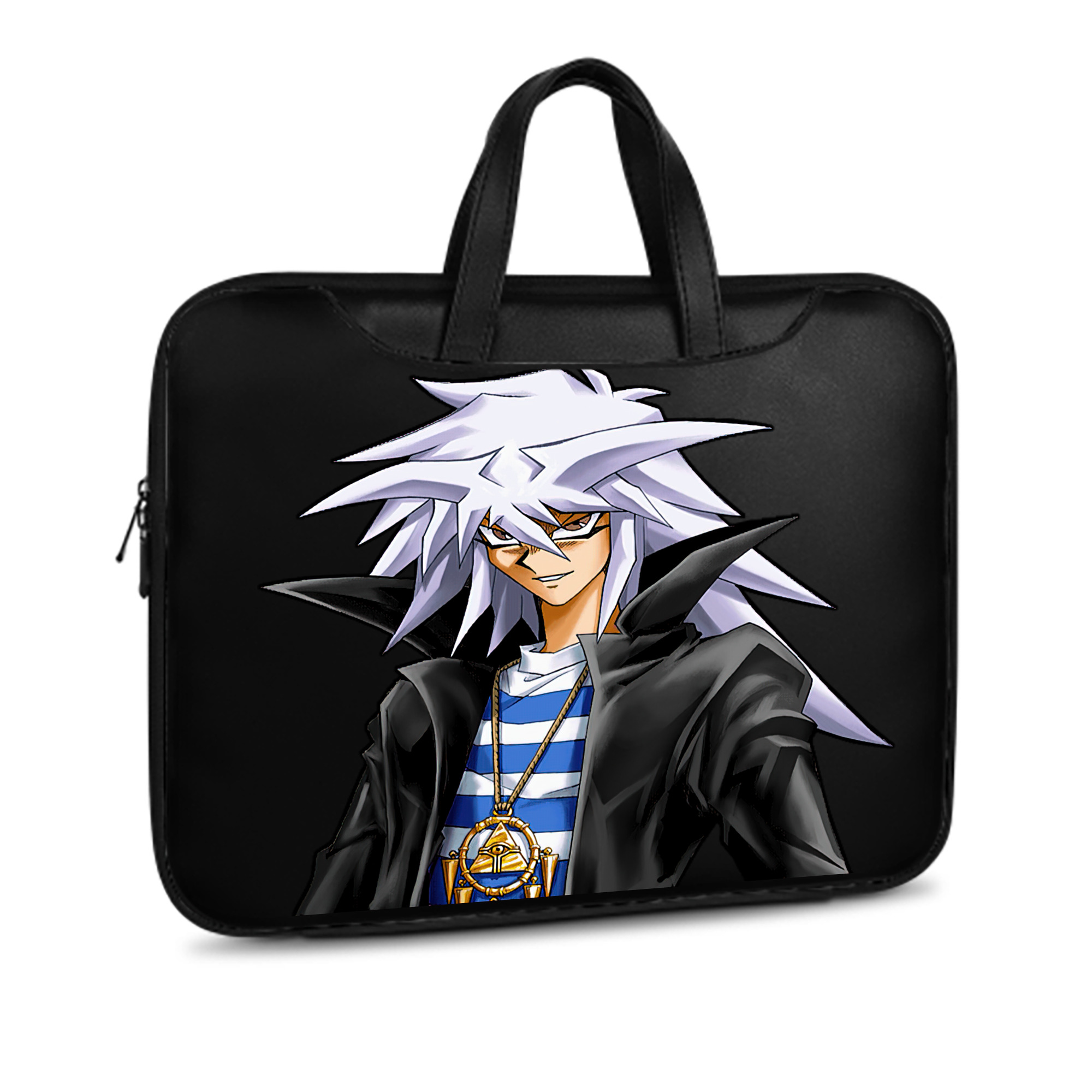 （画像用） 遊☆戯☆王 Yu-Gi-Oh! レザーラップトップバッグ　ノートパソコンケース